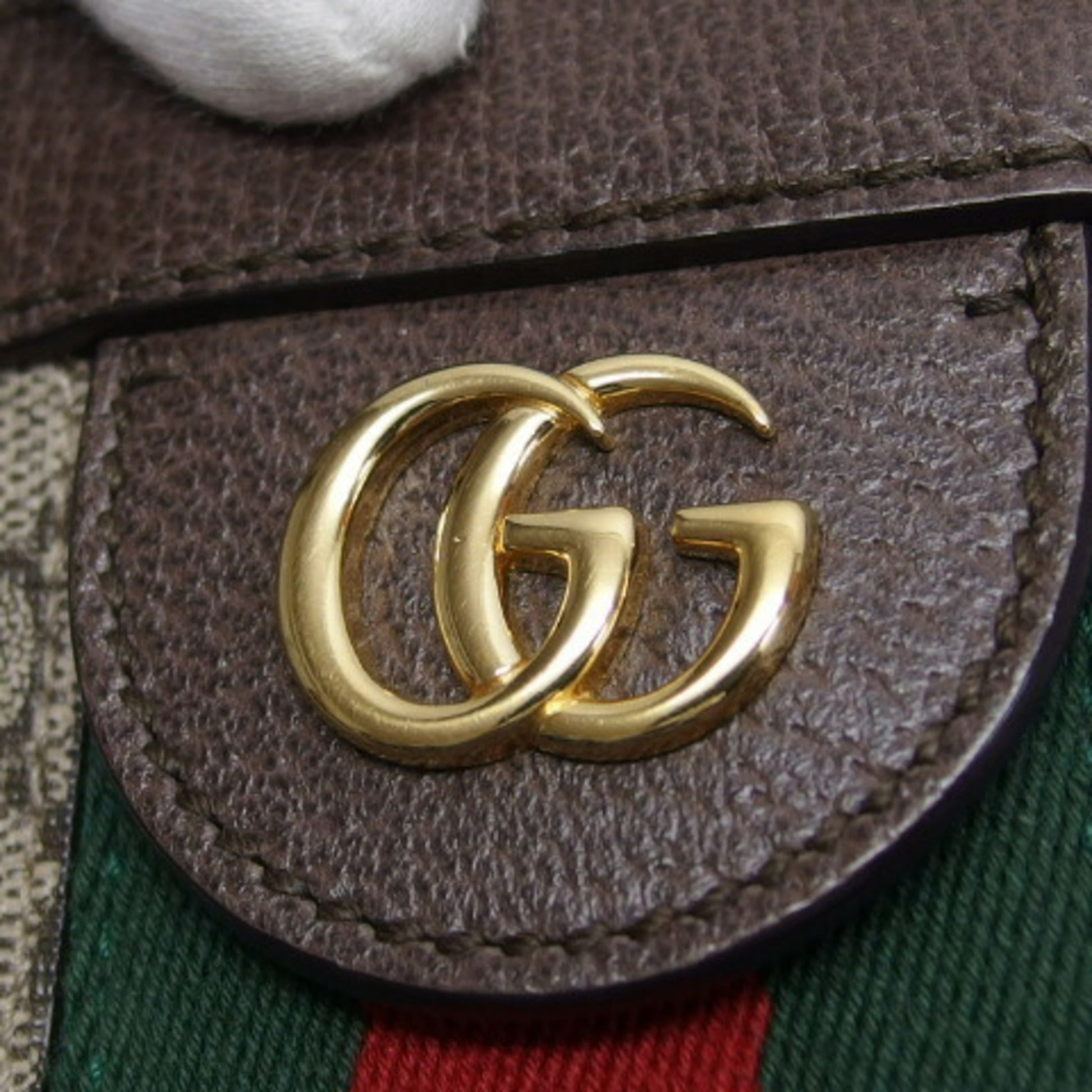 Gucci Sherry Line Beige Brown Dark Brown Gg Supreme Shoulder Bag