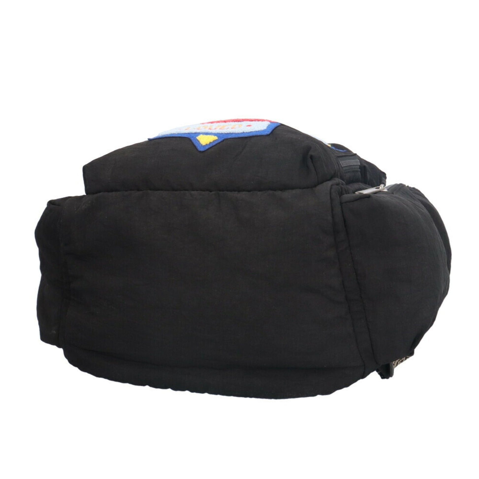 Gucci Black Multi-Color Nylon Backpack