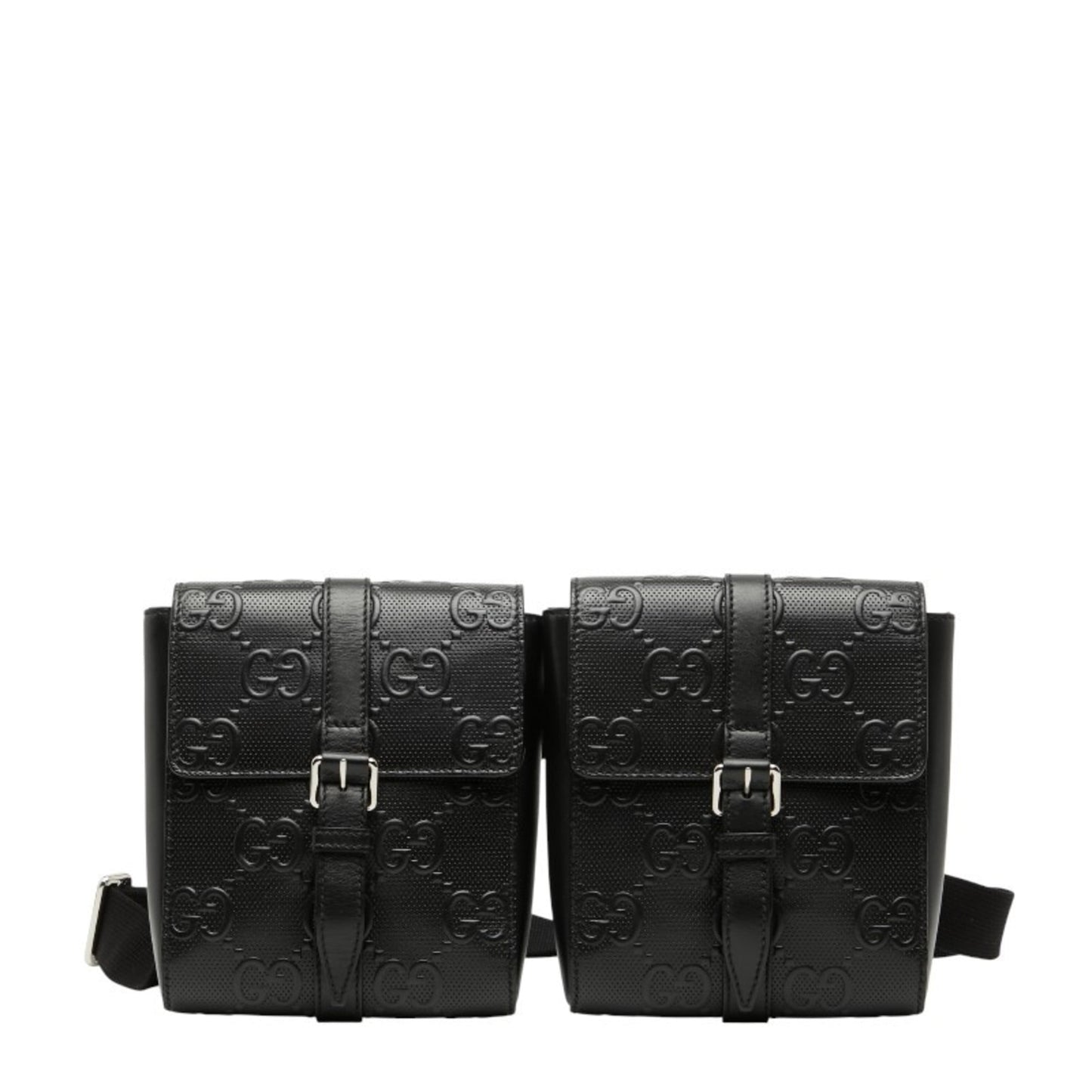 Gucci Black Leather Fanny Pack