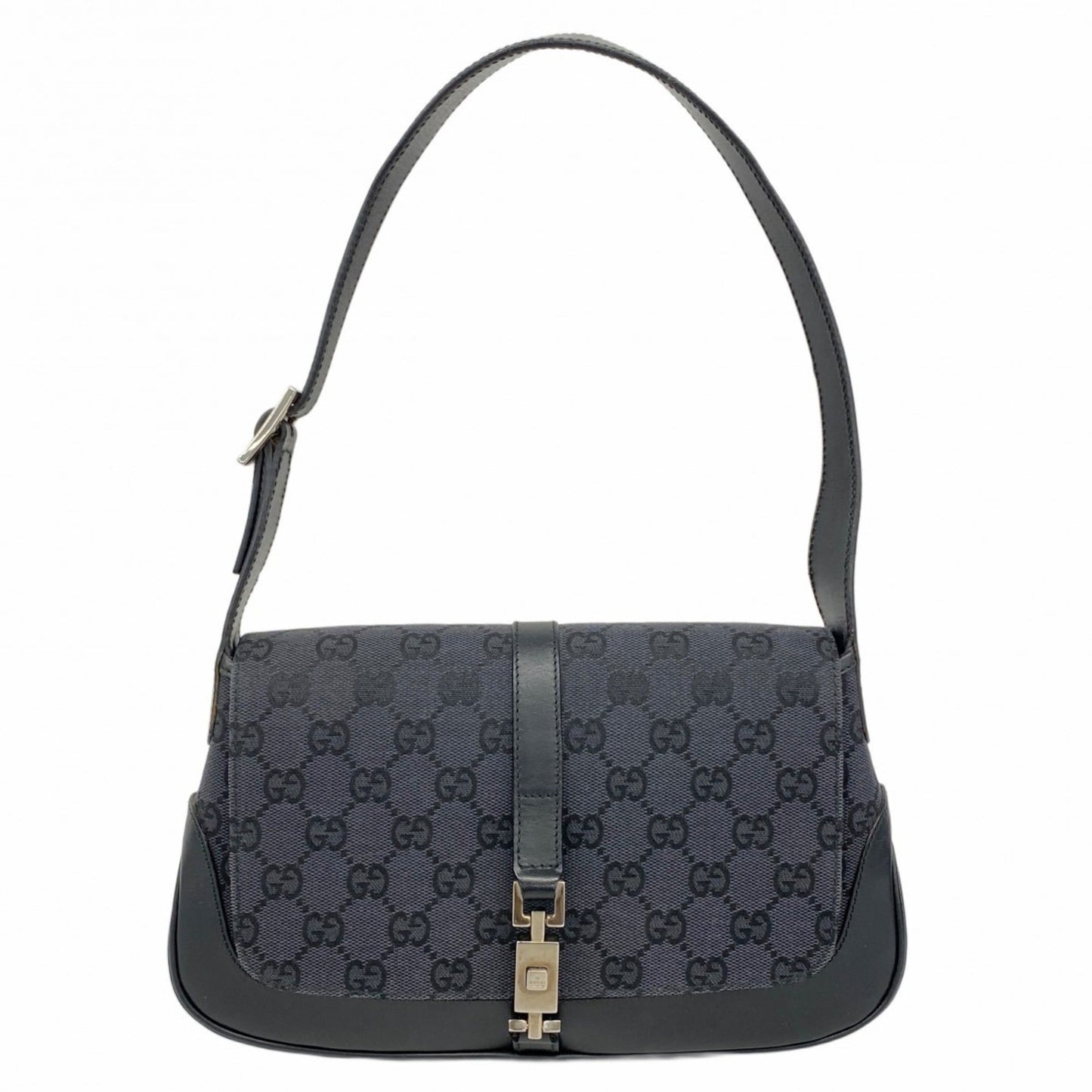 Gucci Black Canvas Shoulder Bag