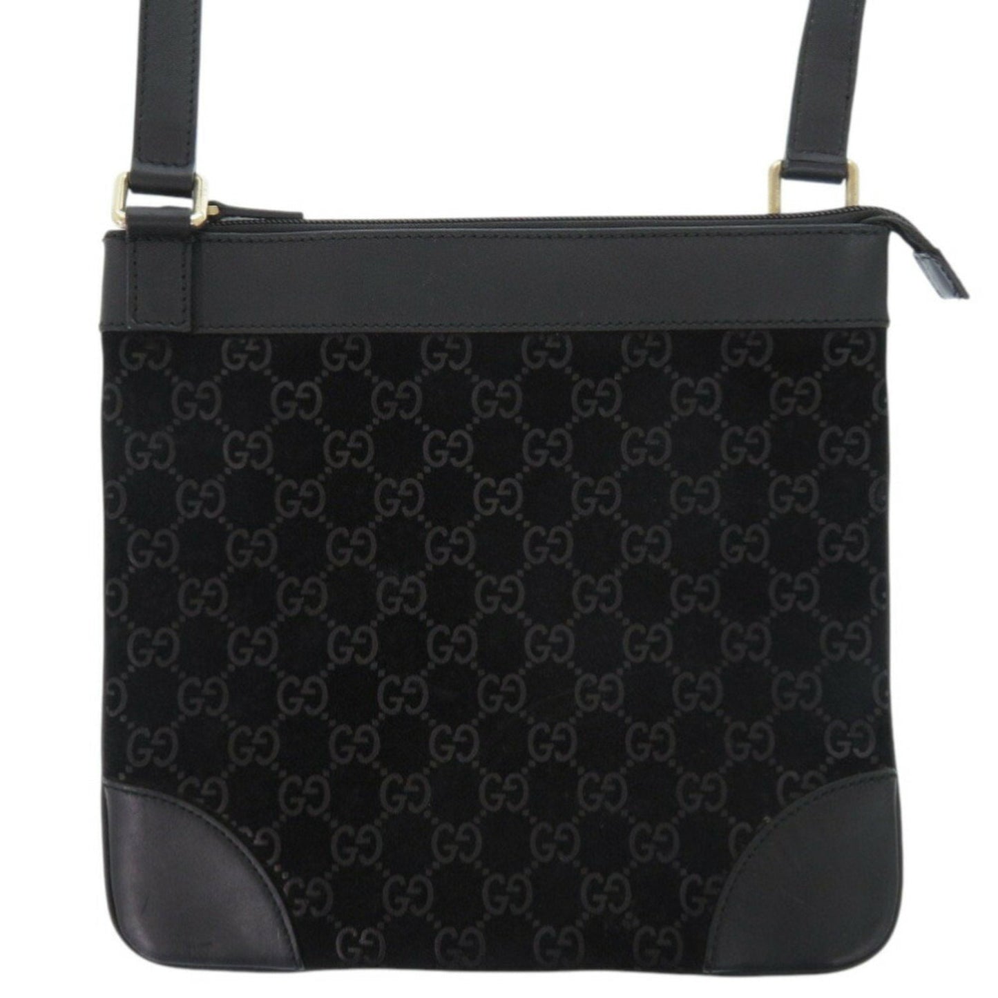 Gucci Black Suede Shoulder Bag