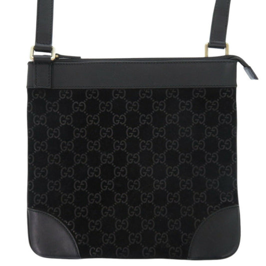 Gucci Black Suede Shoulder Bag