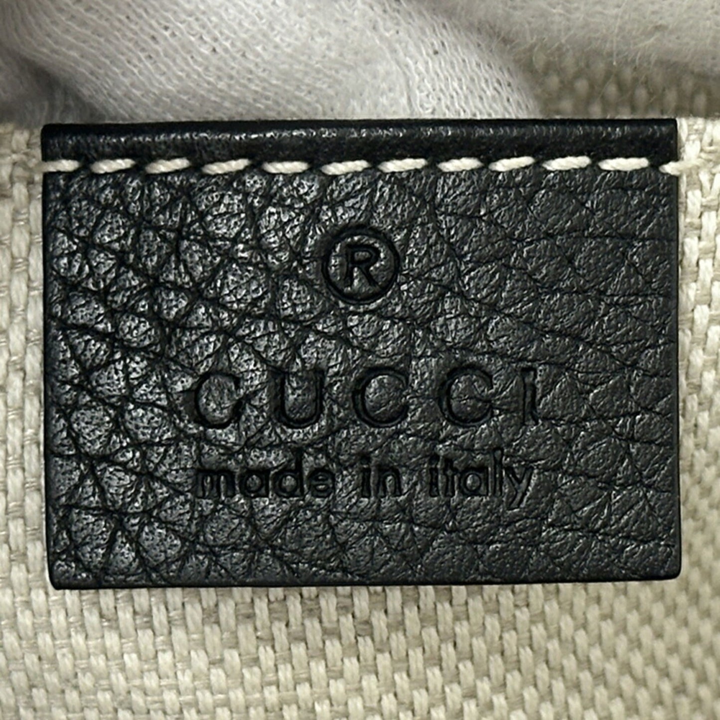 Gucci Black Leather Shoulder Bag
