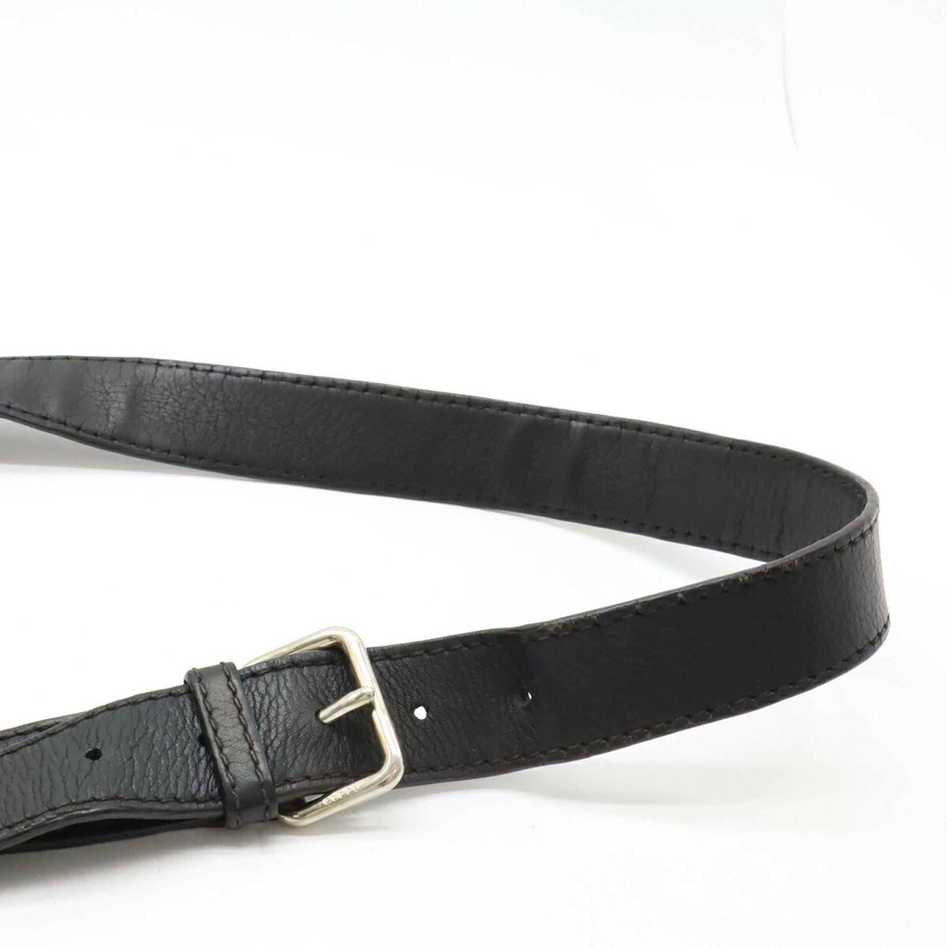 Gucci Black Leather Shoulder Bag