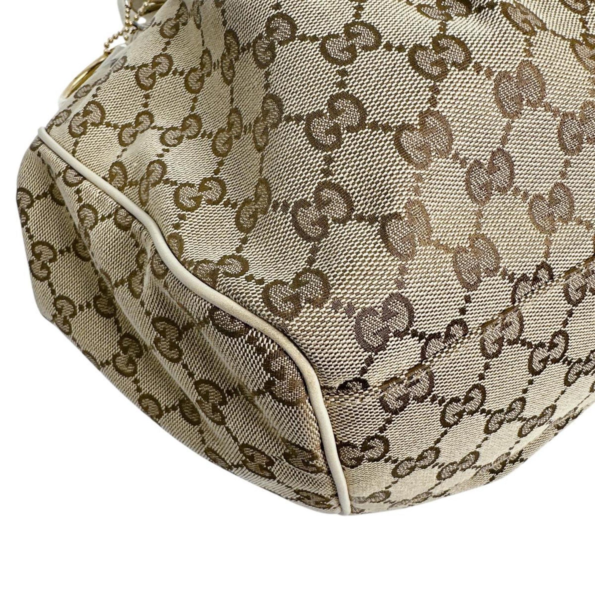 Gucci Gg Canvas Beige Gg Canvas Tote Bag