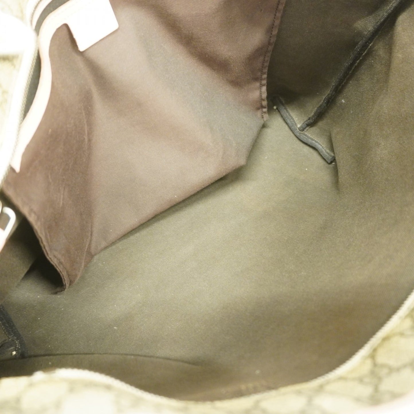 Gucci Brown Pink Pvc Tote Bag