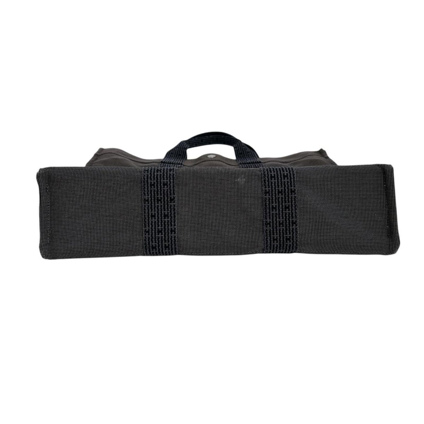Hermes Handbag Tote Bag Canvas Gray