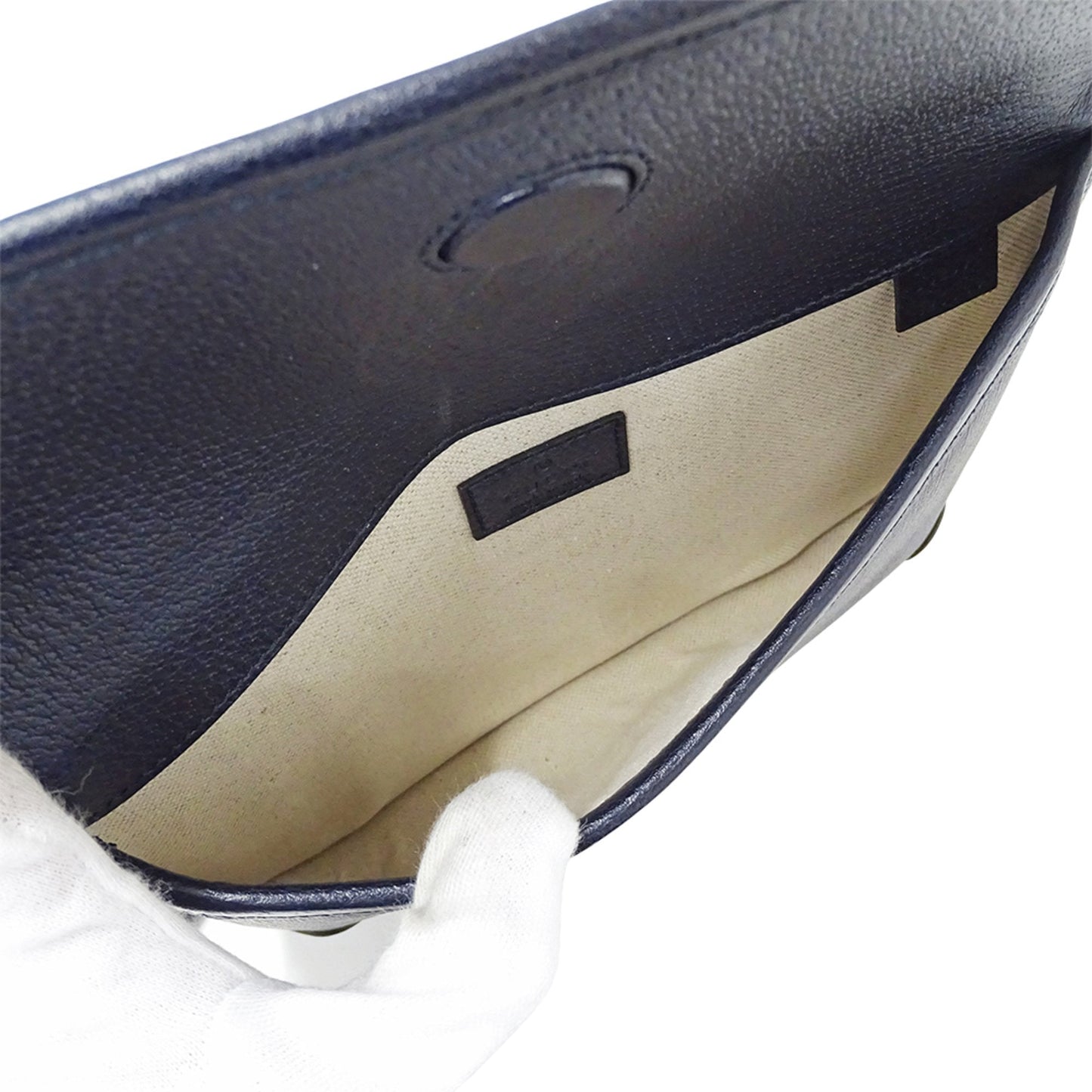 Gucci Navy Gg Supreme Shoulder Bag Sling Bag
