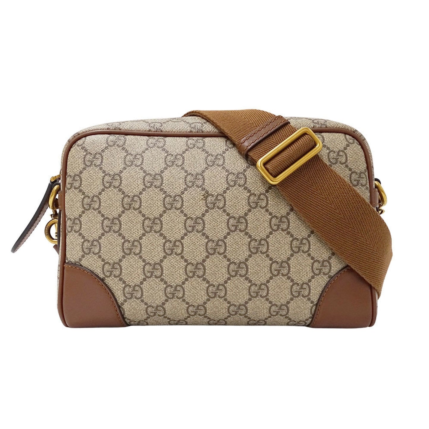 Gucci Beige Brown Gg Supreme Shoulder Bag