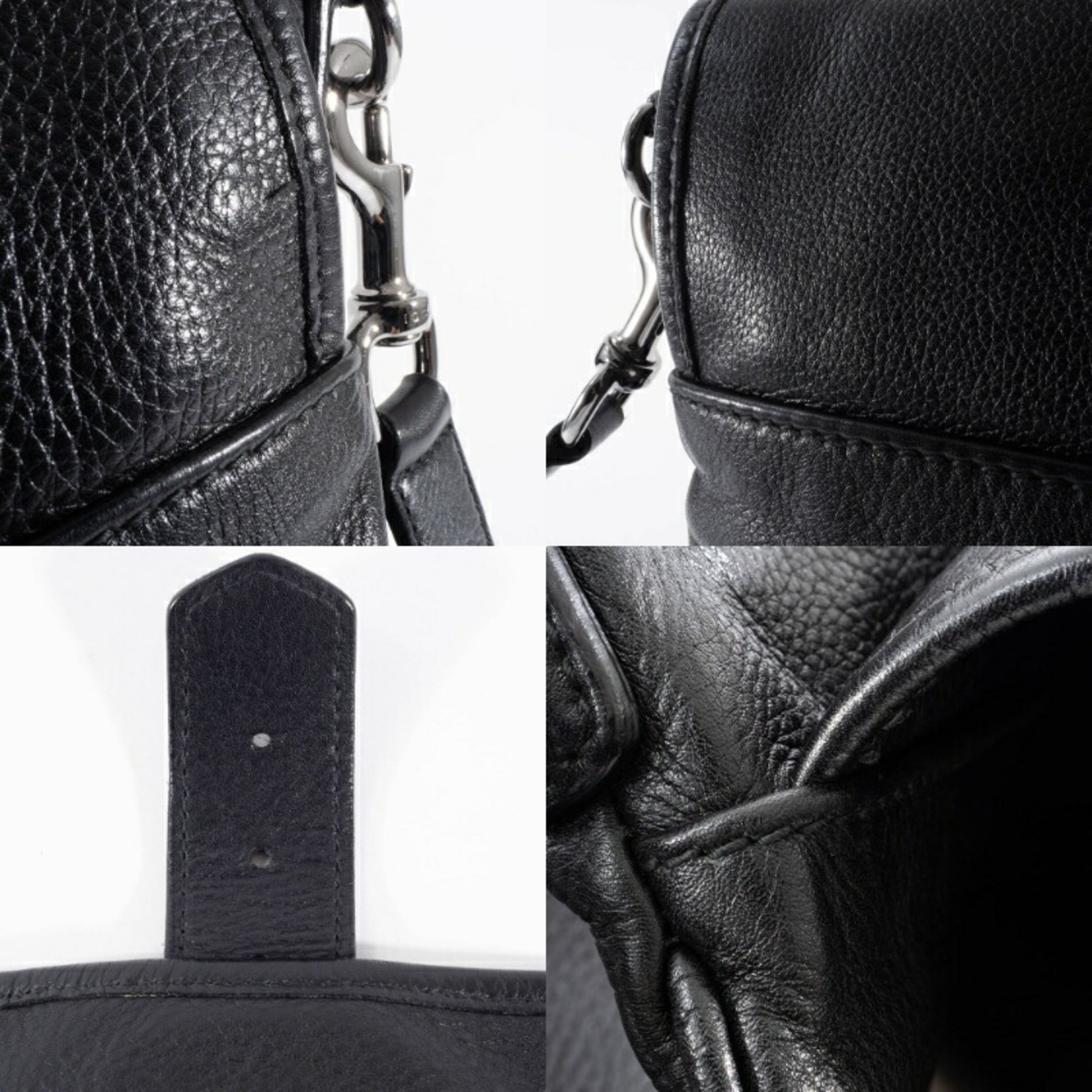 Gucci Black Leather Shoulder Bag