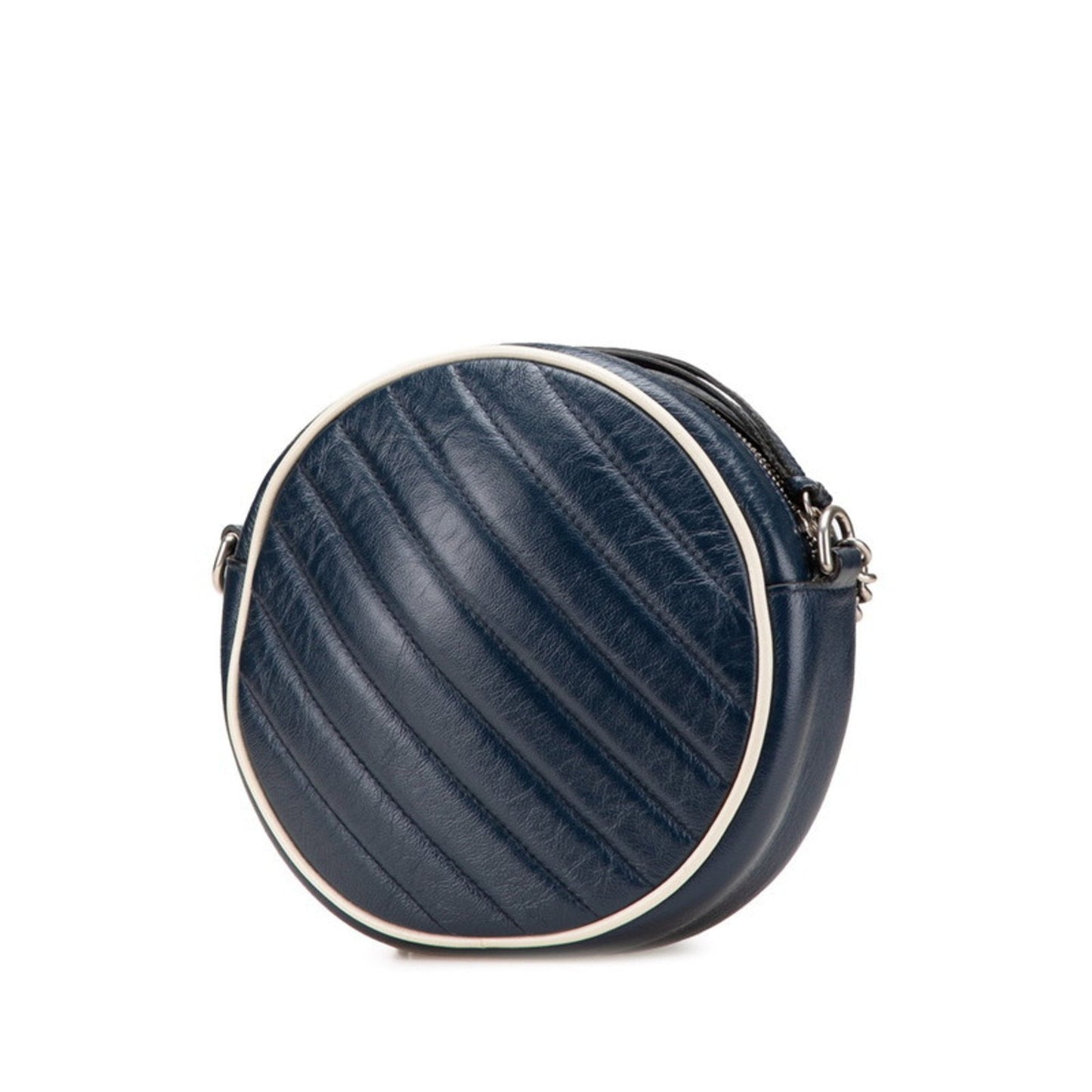 Gucci Navy Leather Shoulder Bag