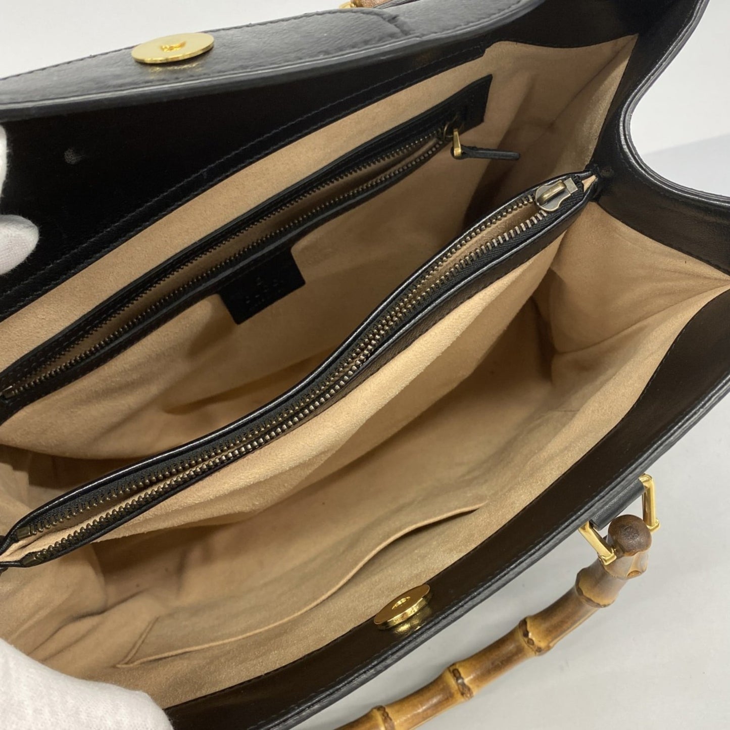 Gucci Black Leather Handbag