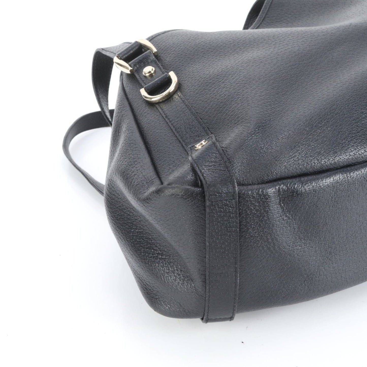 Gucci Black Leather Tote Bag