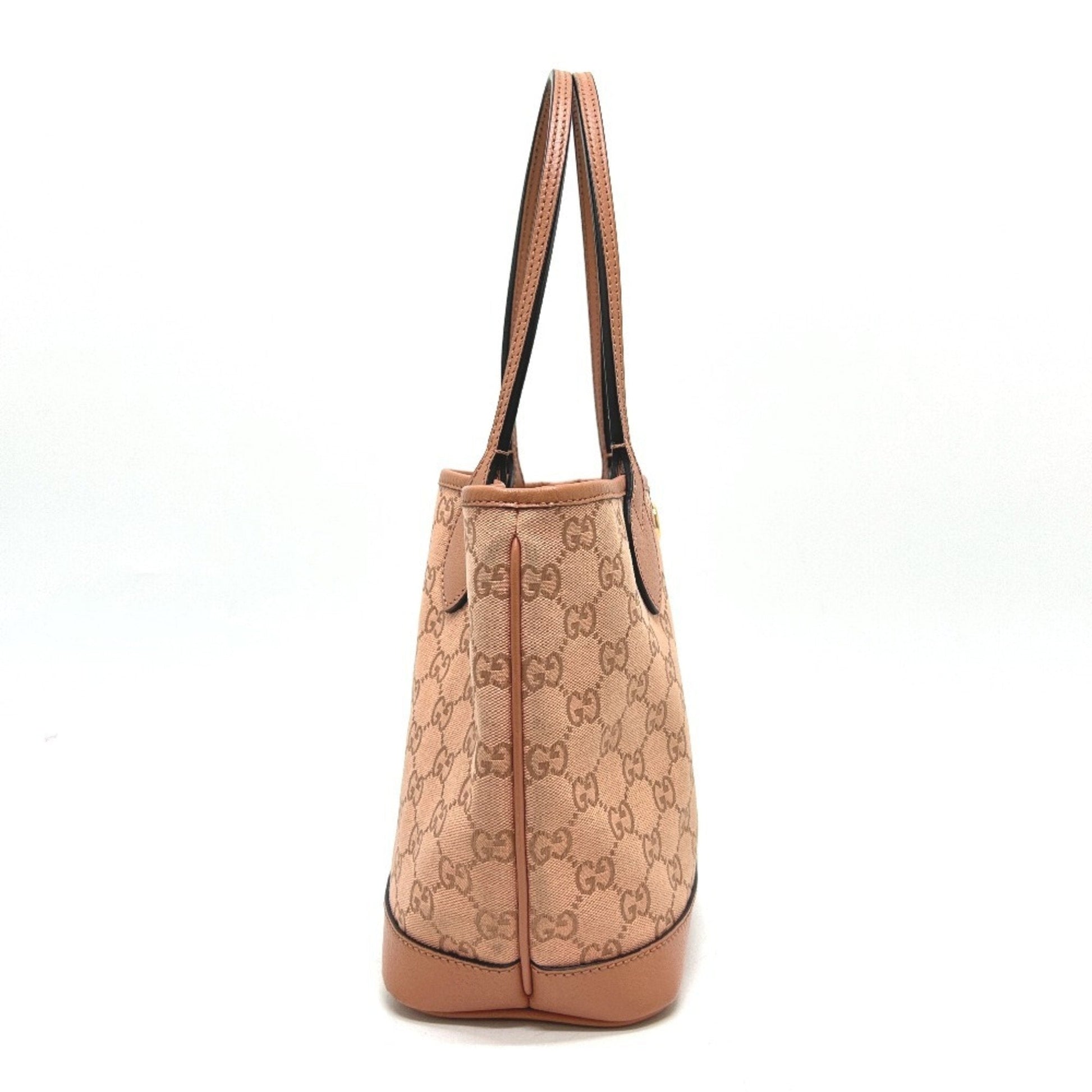 Gucci Pink Gg Canvas Tote Bag