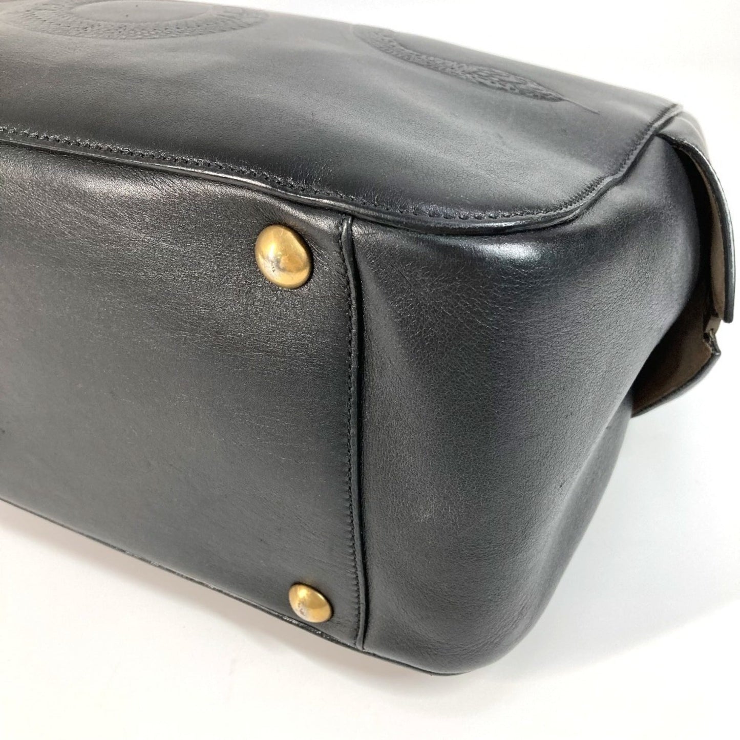 Gucci Black Leather Boston Bag Shoulder Bag