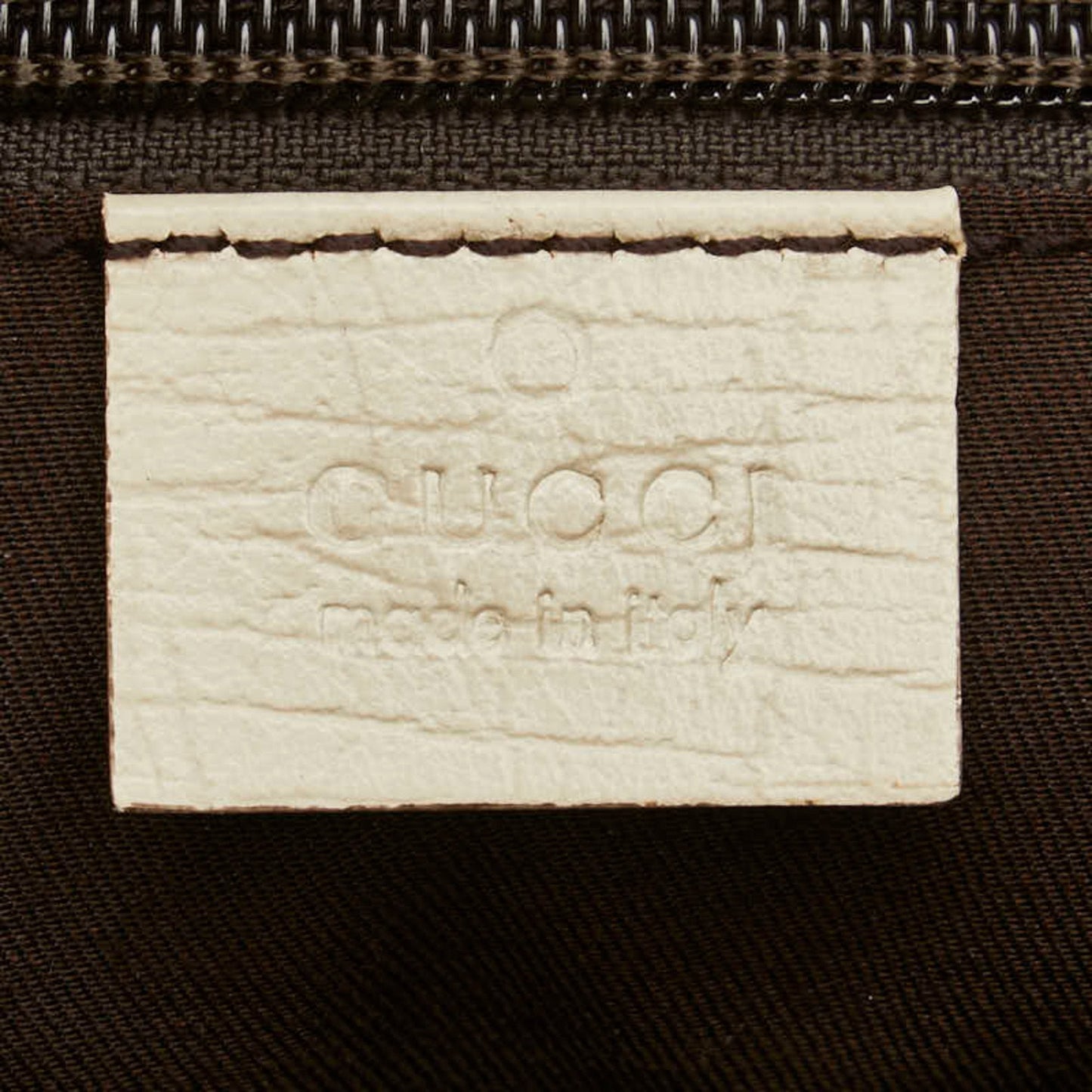 Gucci Beige Ivory Pvc Leather Handbag Tote Bag