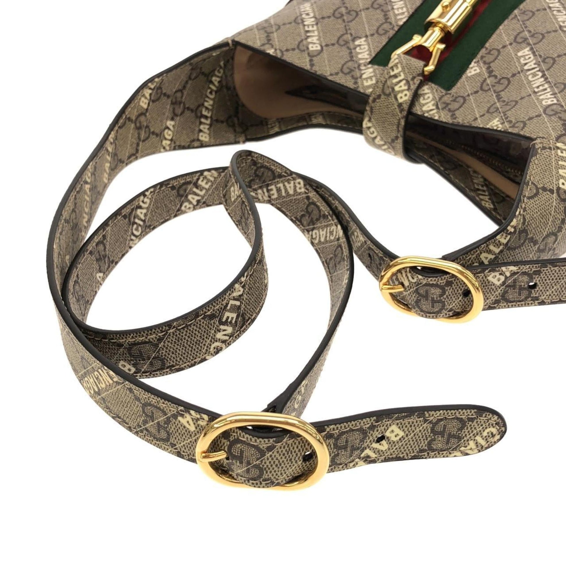 Gucci Beige White Gg Supreme Shoulder Bag