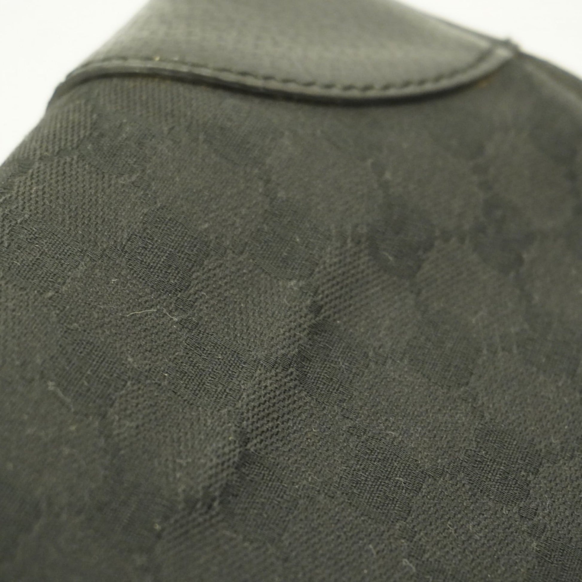 Gucci Black Canvas Shoulder Bag