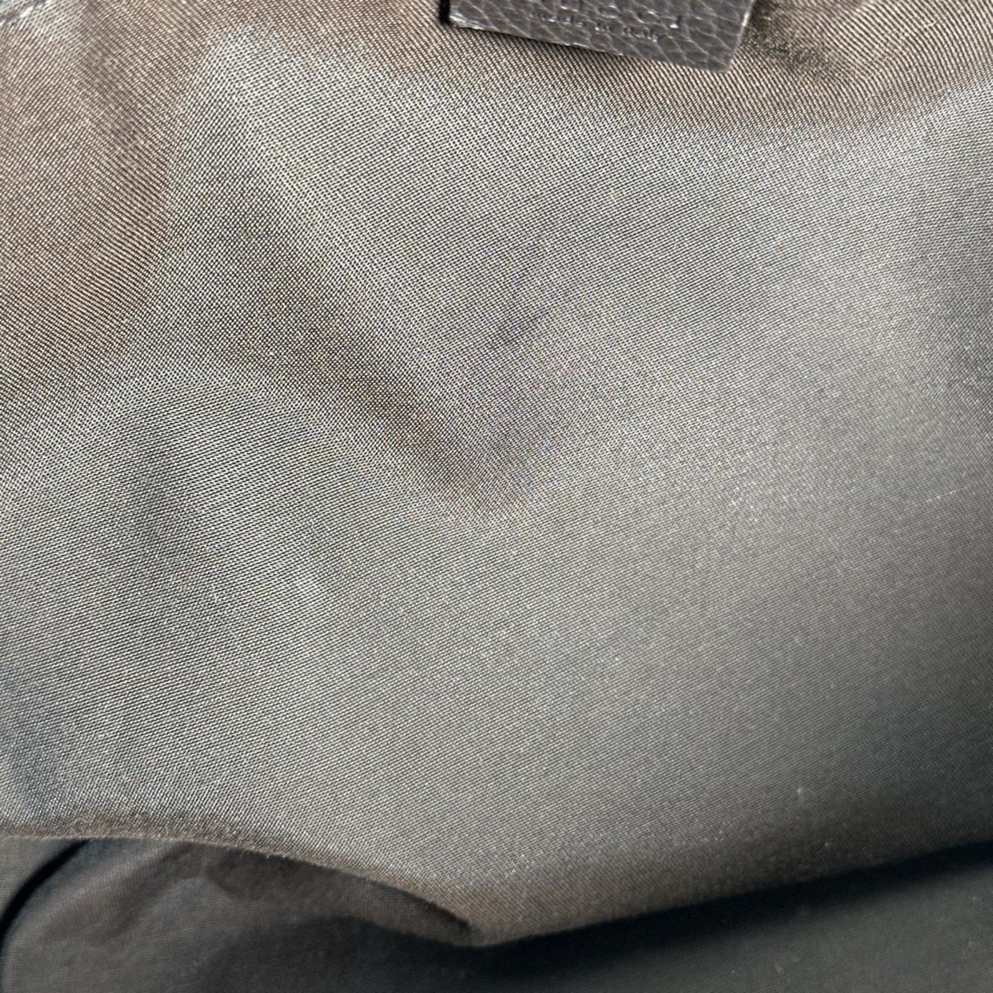 Gucci Brown Coated Canvas Pvc Shoulder Bag