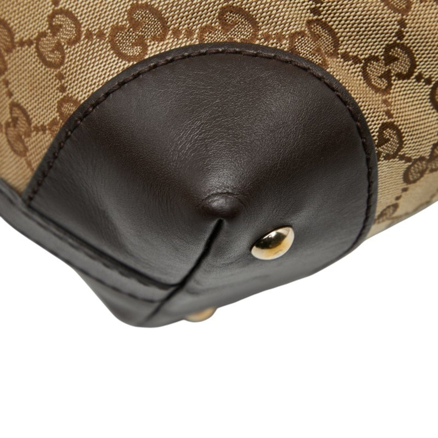 Gucci Beige Multi-Color Canvas Leather Handbag Shoulder Bag