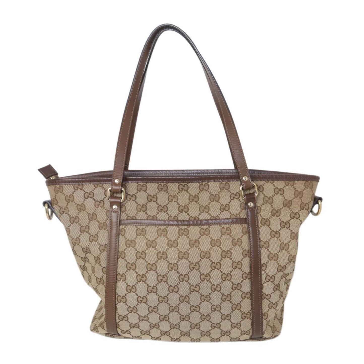 Gucci Beige Leather Tote Bag