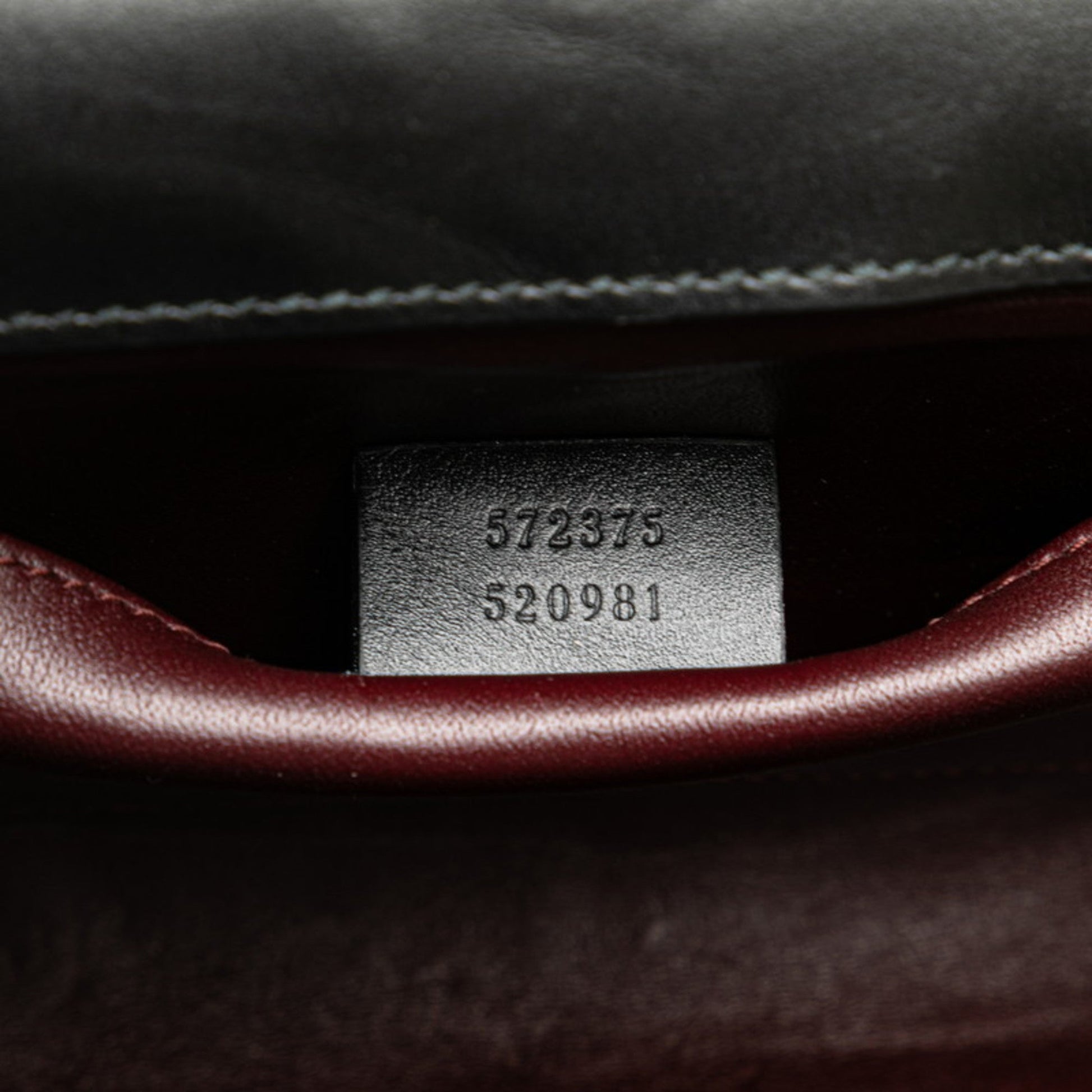 Gucci Black Leather Handbag Shoulder Bag