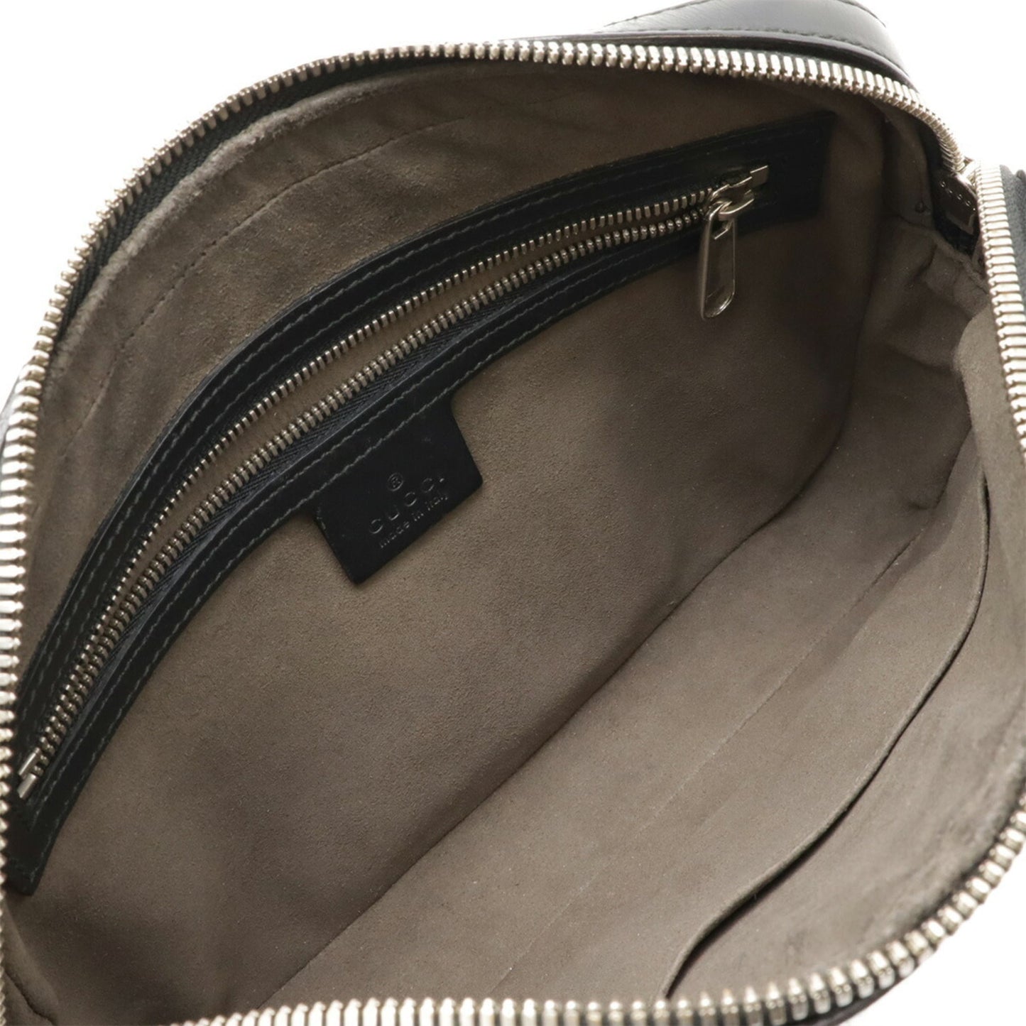 Gucci Black Leather Clutch Bag Handbag