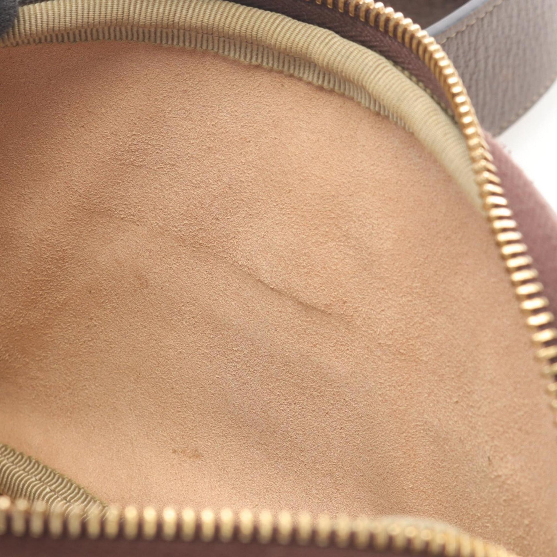 Gucci Beige Brown Gg Supreme Leather Fanny Pack
