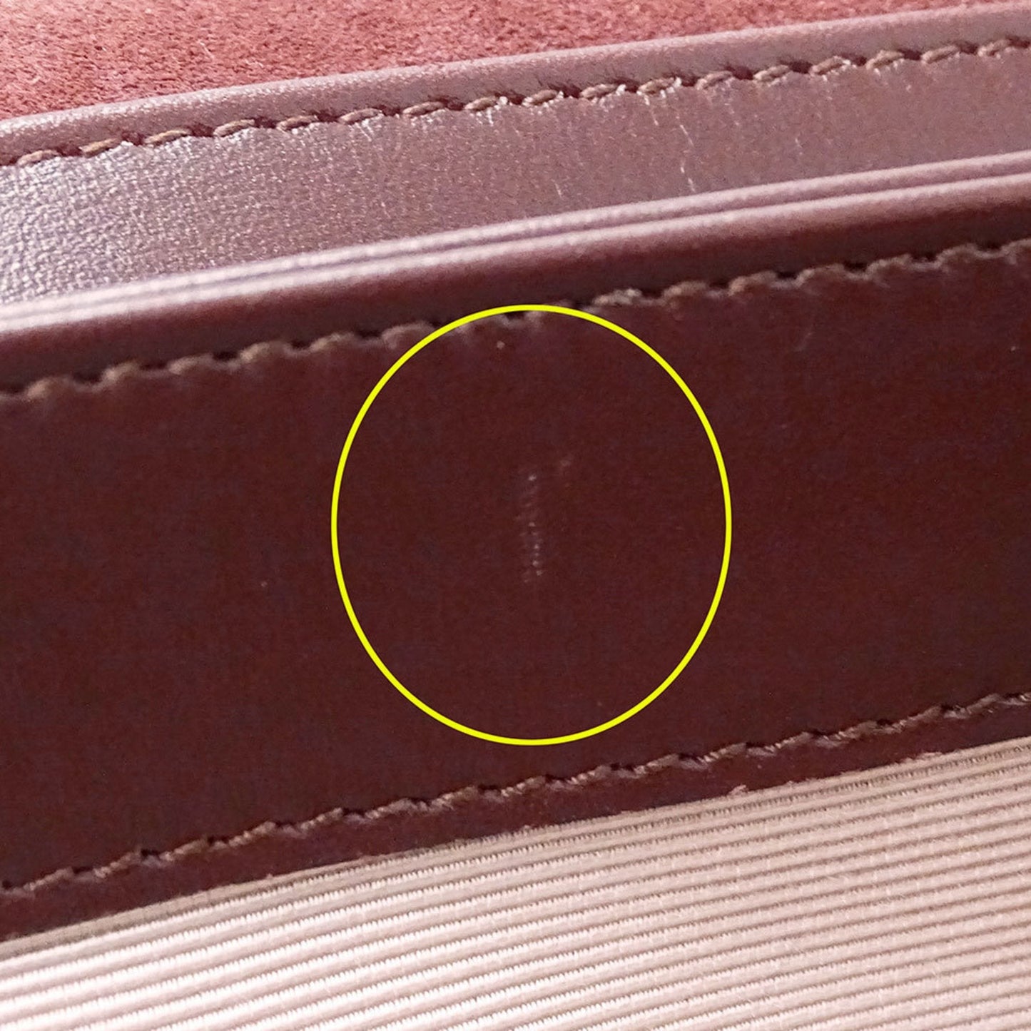 Gucci Bordeaux Suede Shoulder Bag