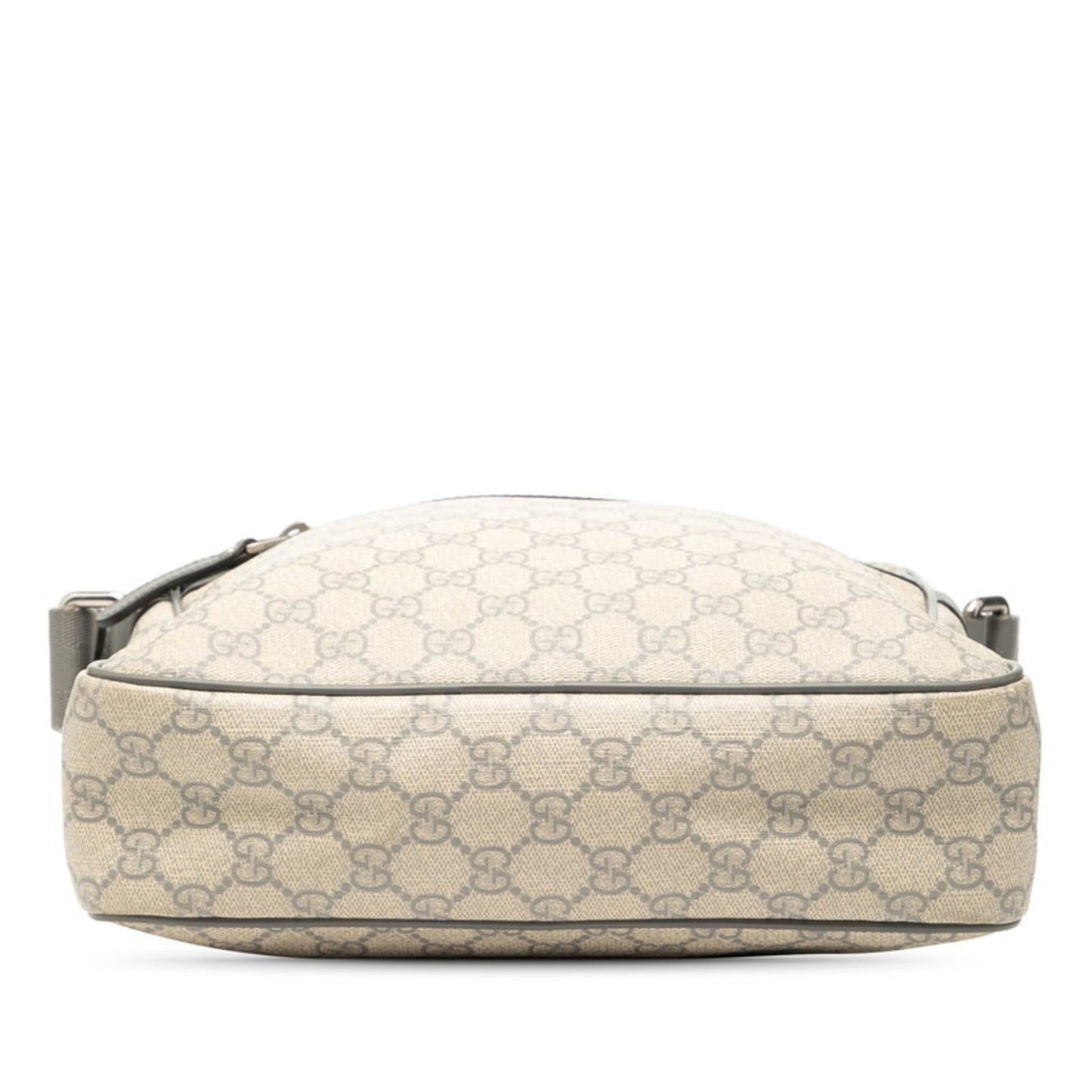 Gucci Beige Gray Pvc Leather Shoulder Bag