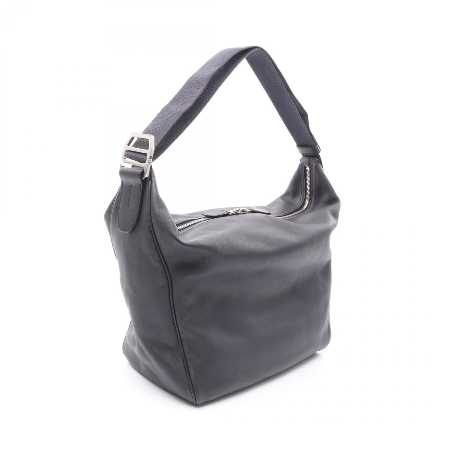 Hermes Evercalf Shoulder Bag Leather Navy