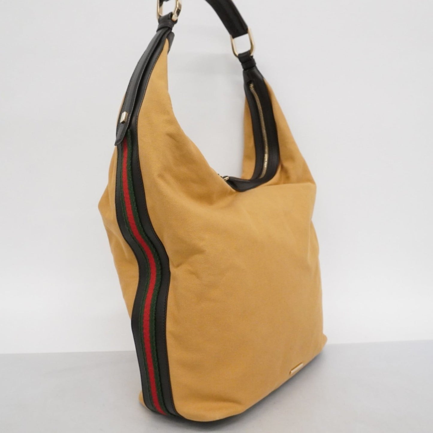 Gucci Beige Canvas Shoulder Bag