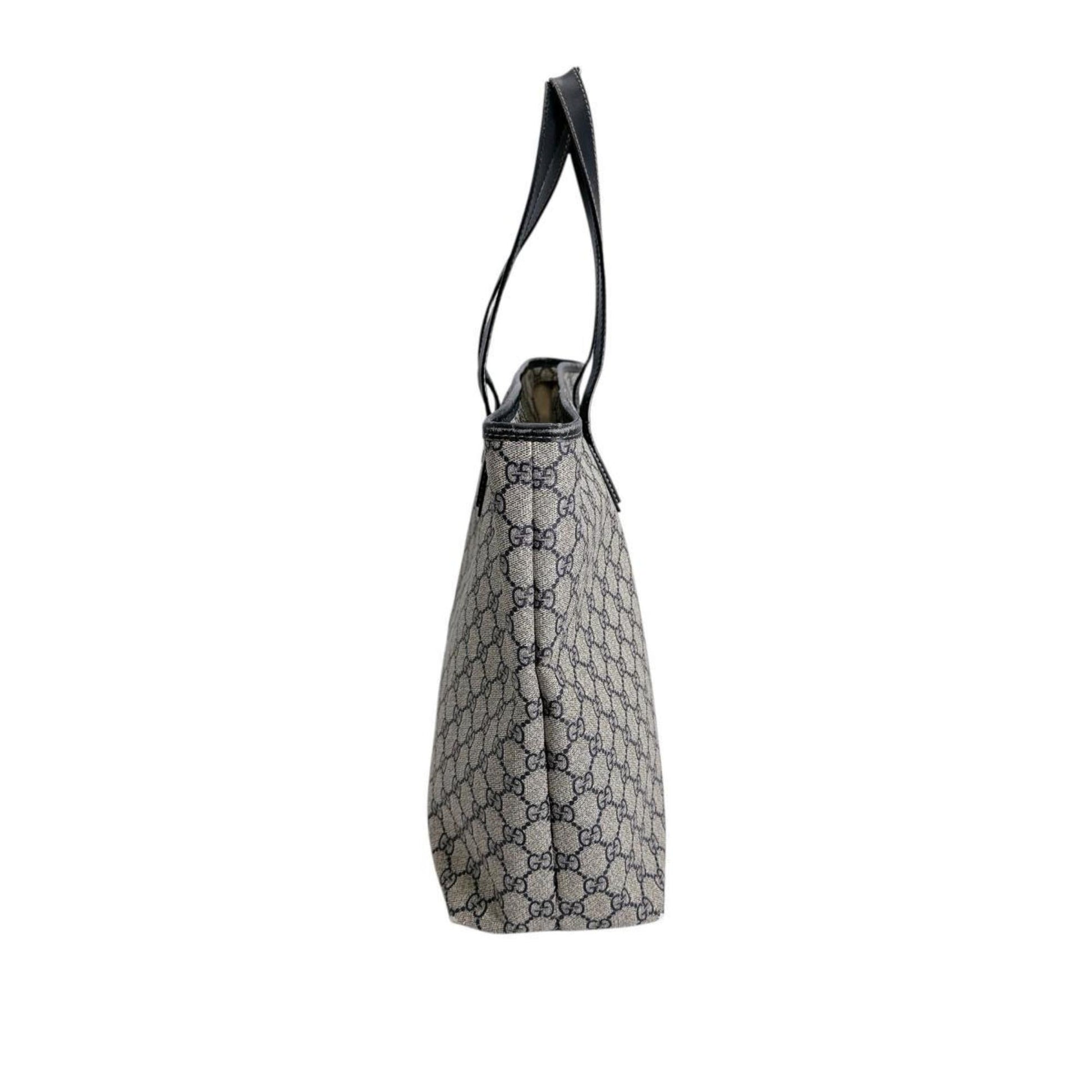 Gucci Gray Pvc Tote Bag