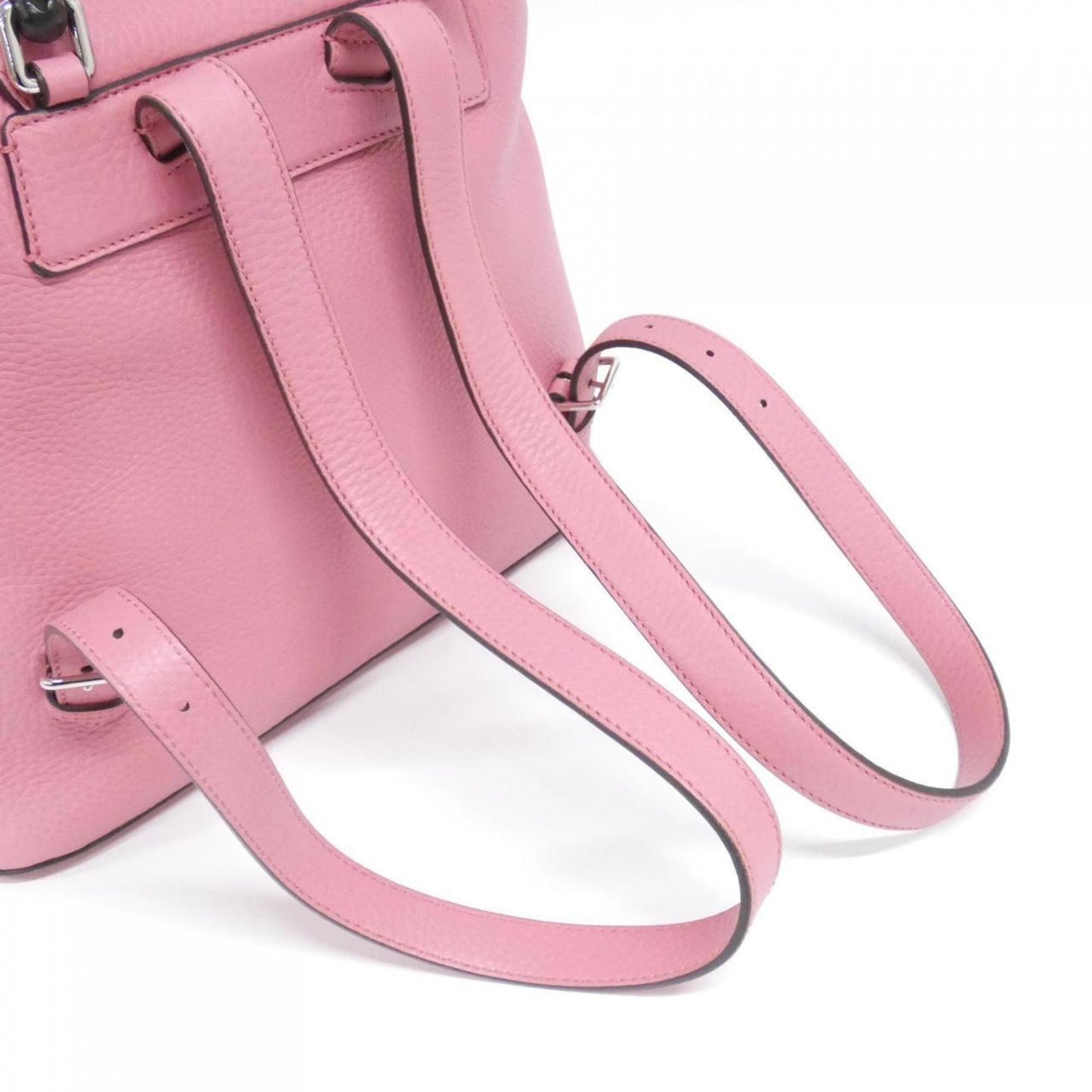 Gucci Silver Leather Backpack