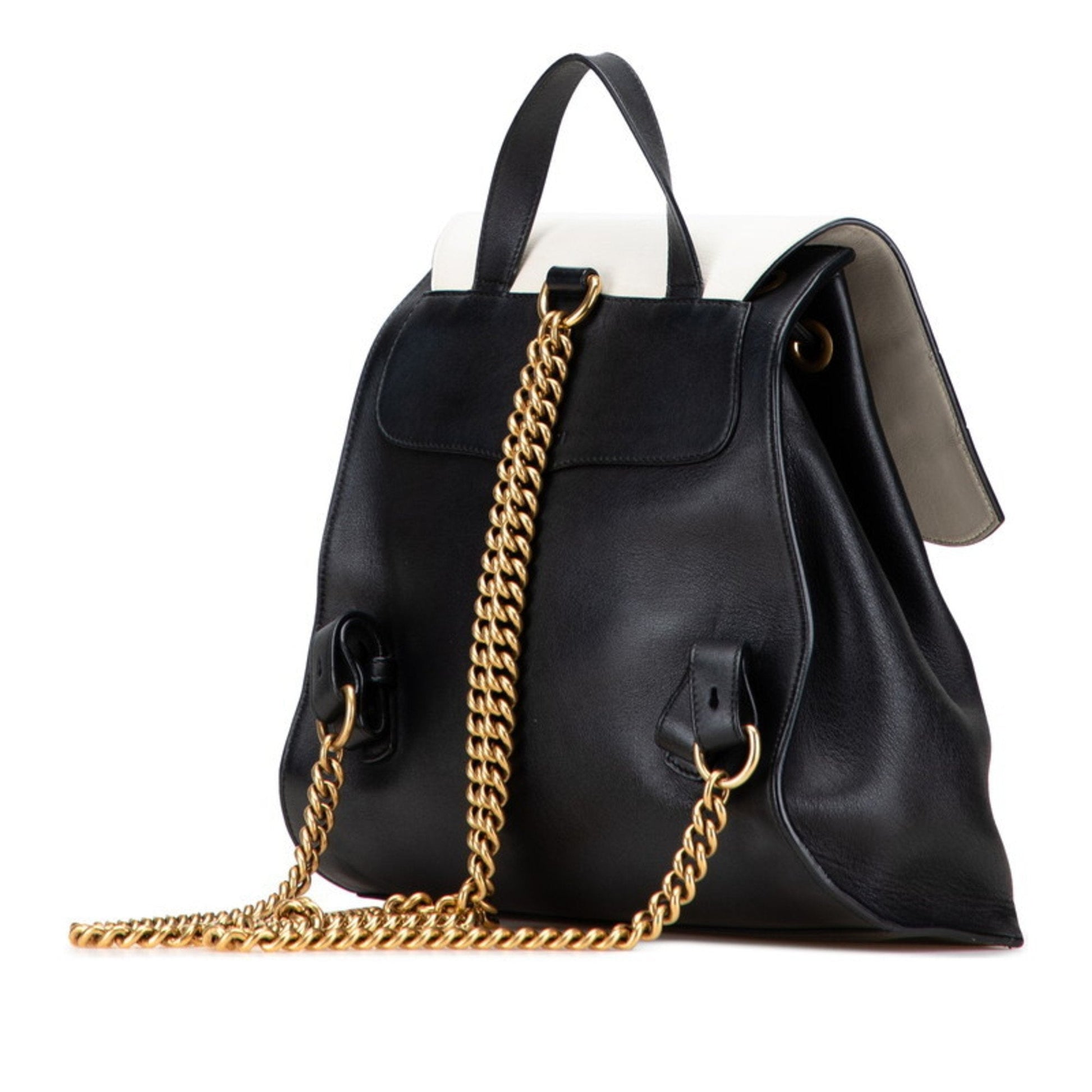 Gucci Animalier Black Green White Leather Backpack