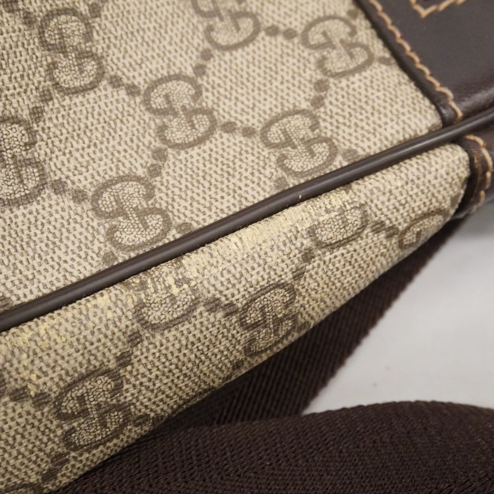 Gucci Brown Pvc Shoulder Bag