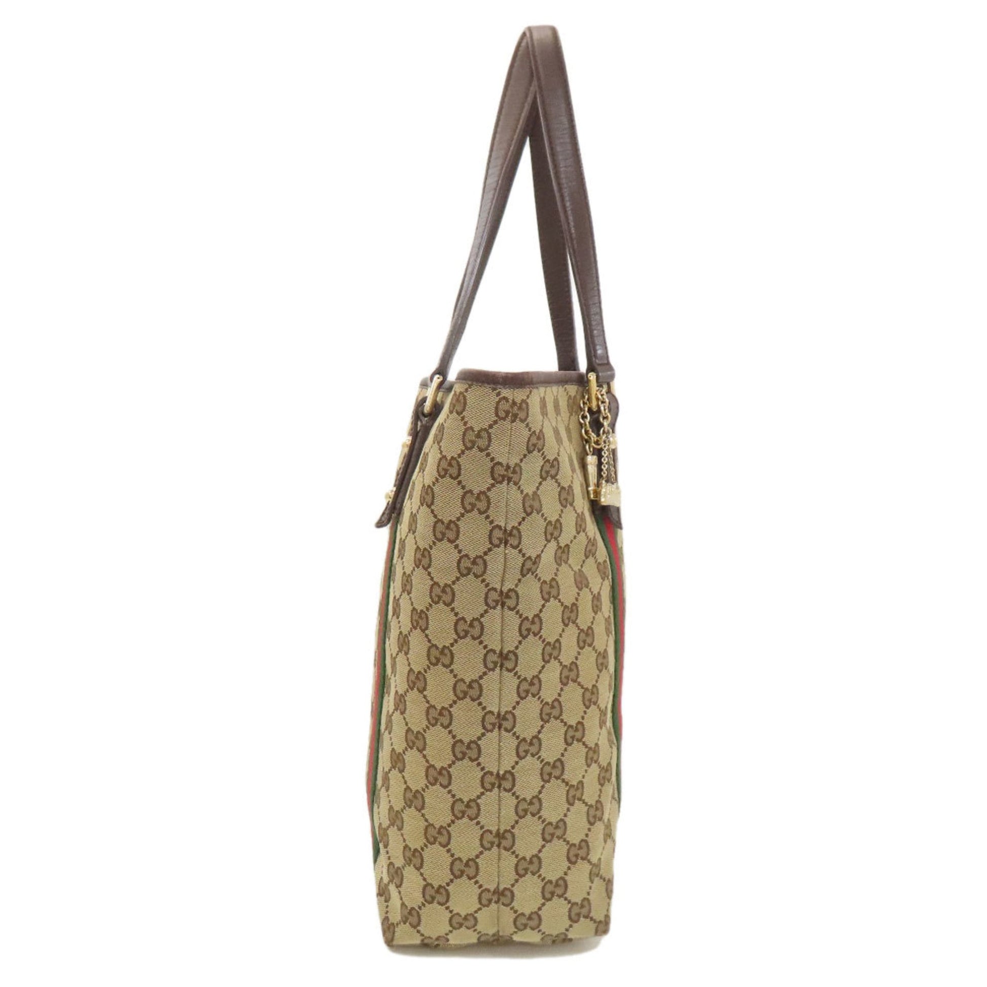 Gucci Brown Canvas Tote Bag