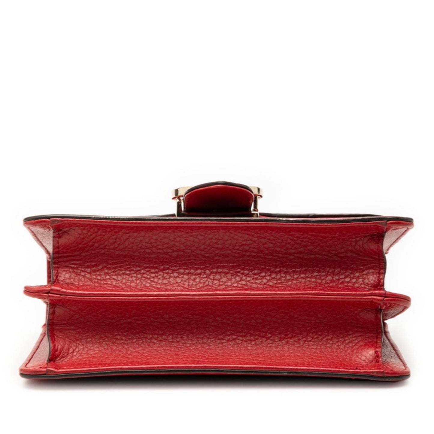 Gucci Red Color Leather Shoulder Bag