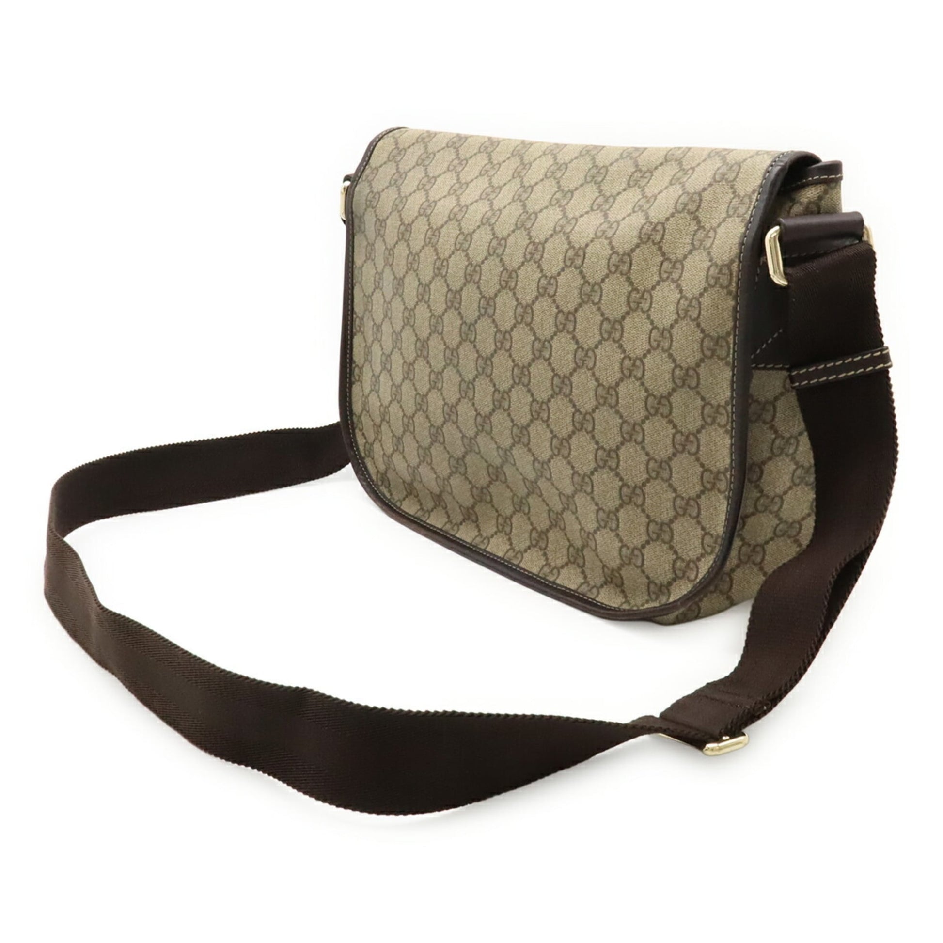 Gucci Gg Plus Beige Gg Supreme Shoulder Bag