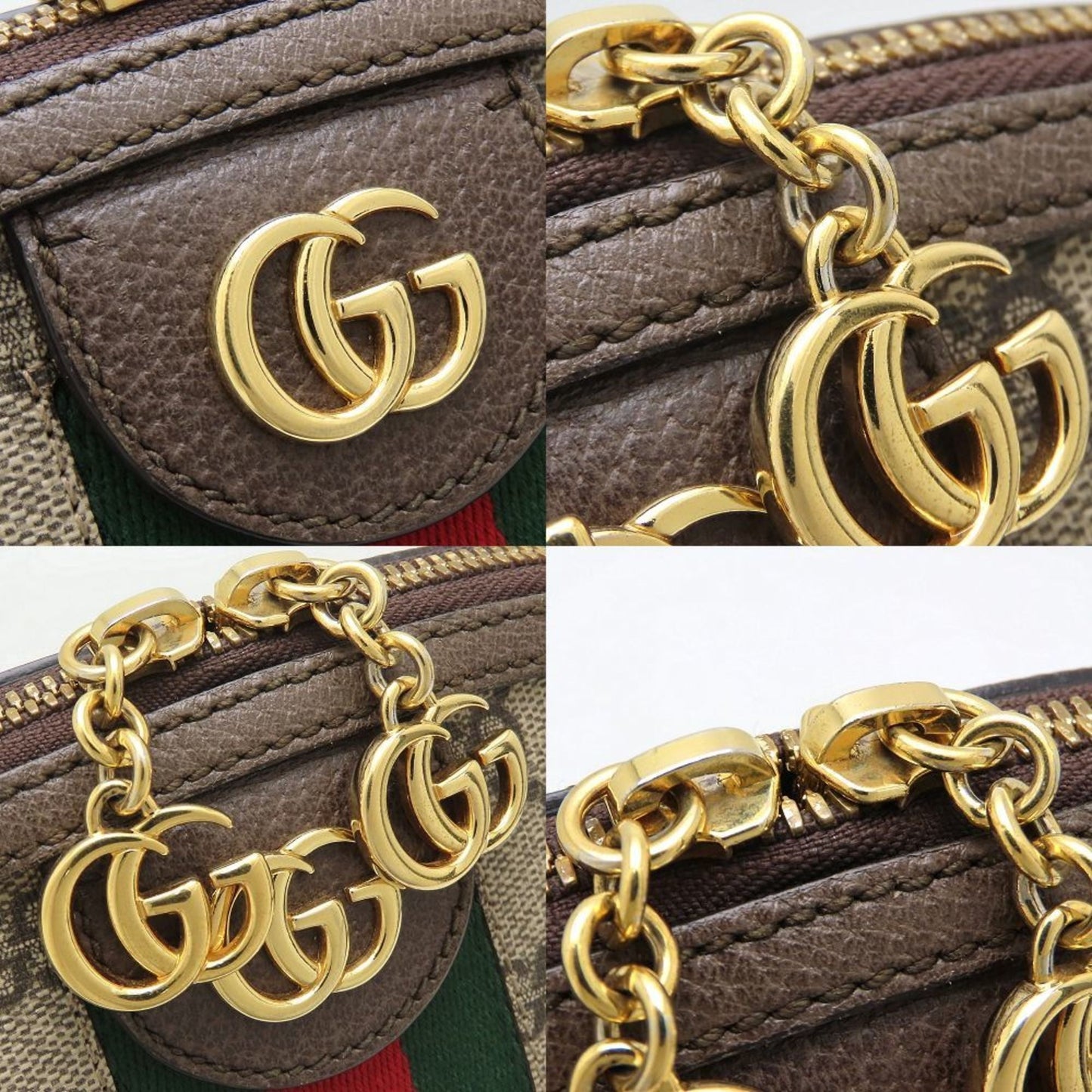 Gucci Beige Gg Supreme Leather Shoulder Bag