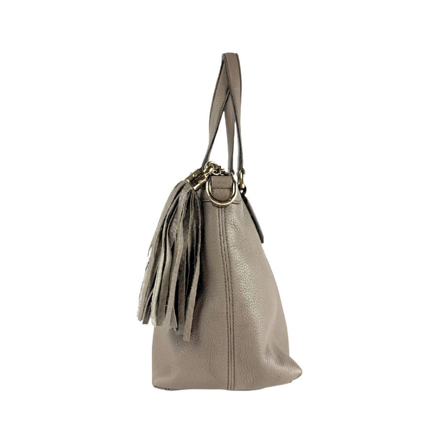 Gucci Grayish Leather Handbag