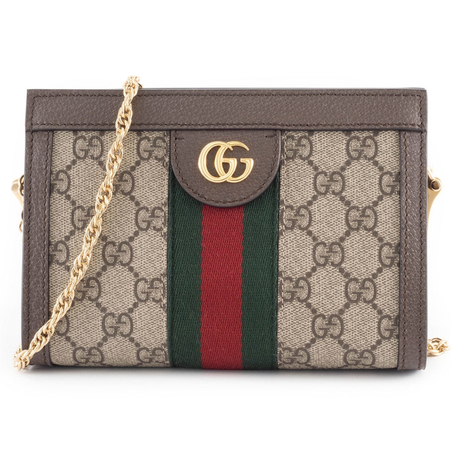 Gucci Ophidia Beige Brown Gg Supreme Shoulder Bag