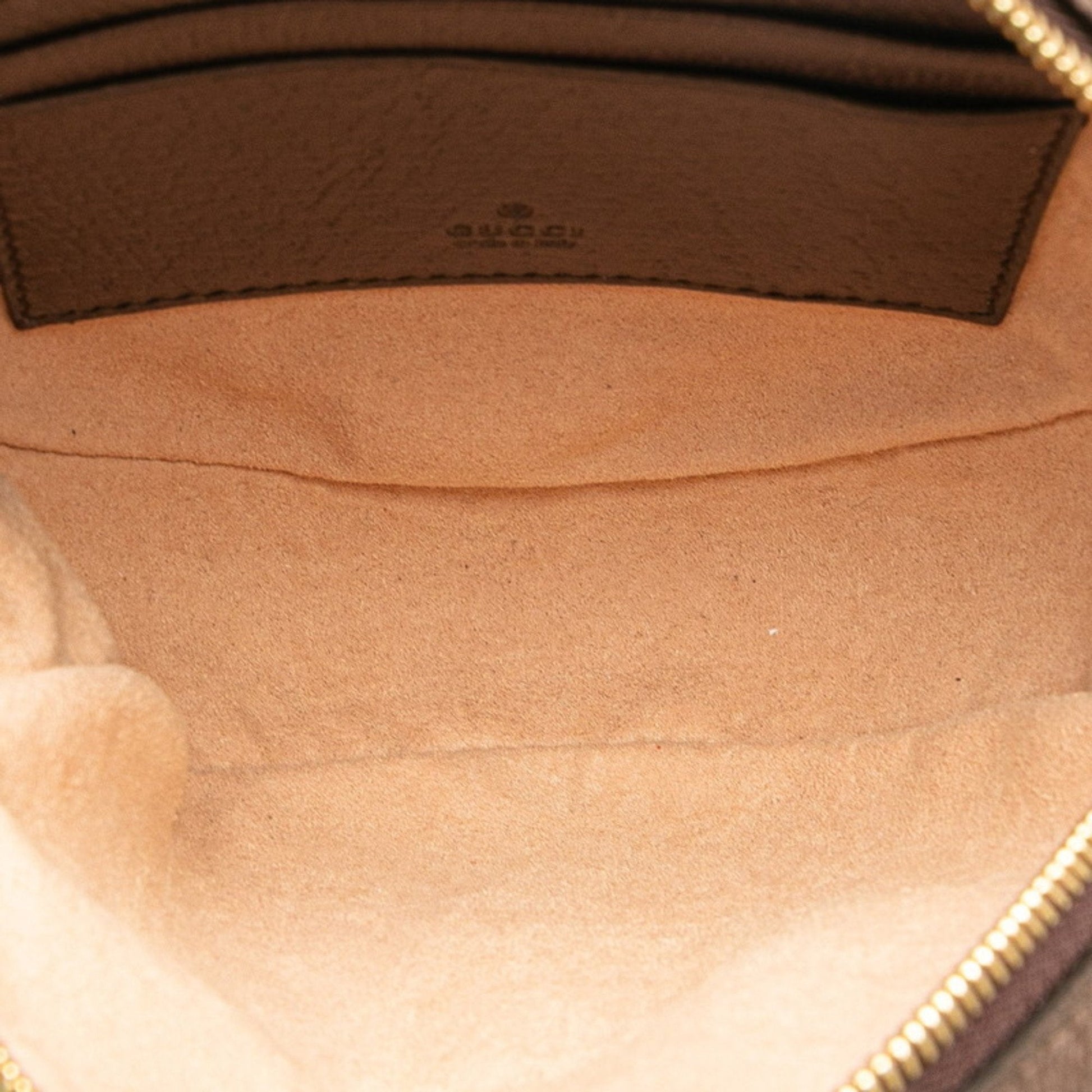 Gucci Beige Brown Pvc Leather Backpack