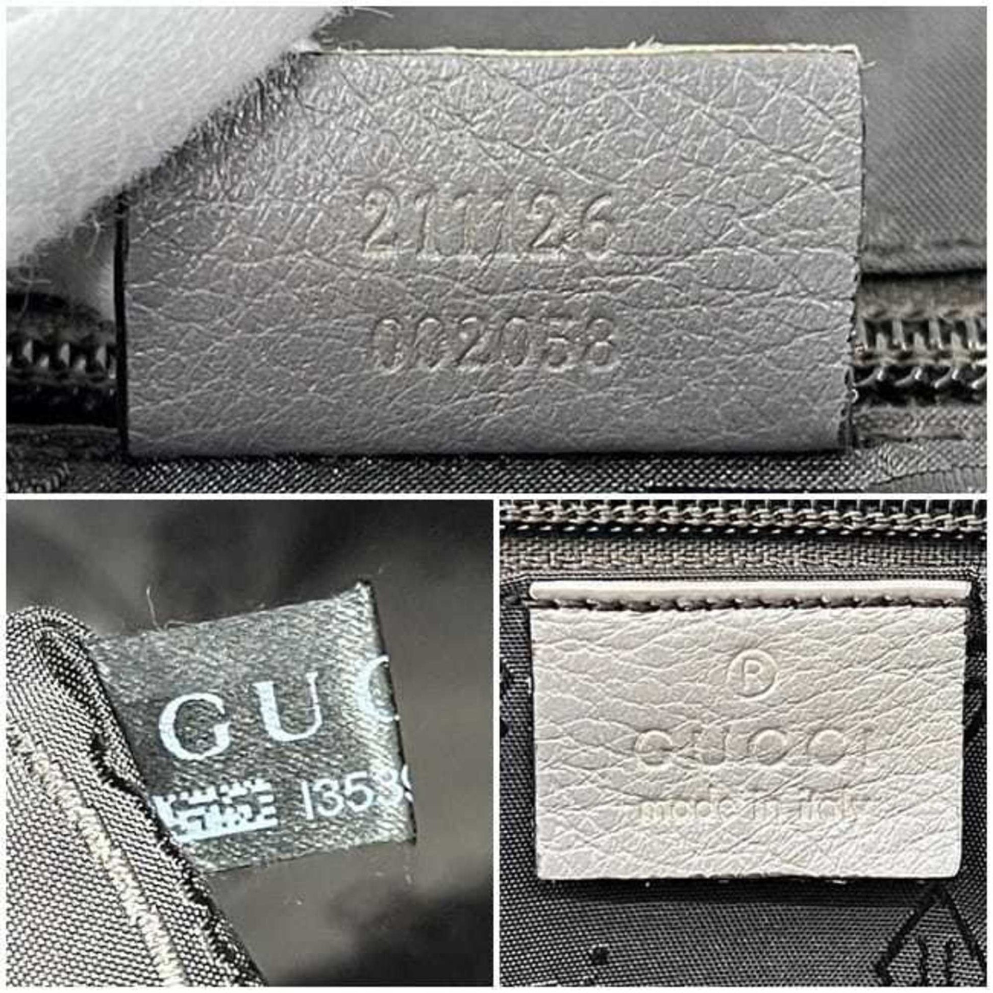 Gucci Hysteria Gray Leather Tote Bag