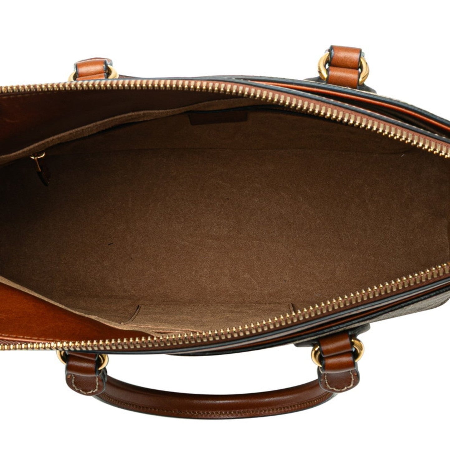 Gucci Beige Brown Pvc Leather Handbag Shoulder Bag