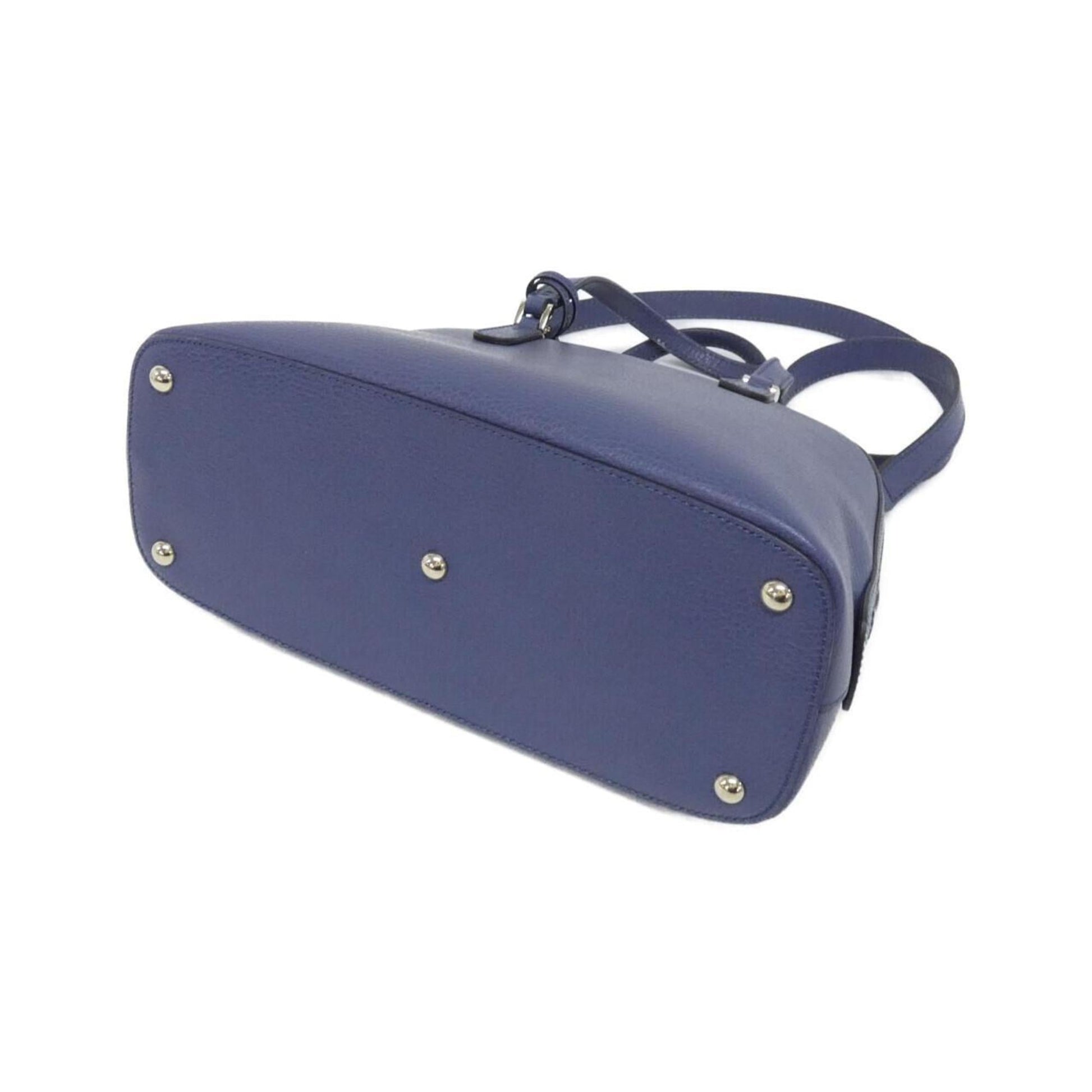 Gucci Blue Leather Handbag