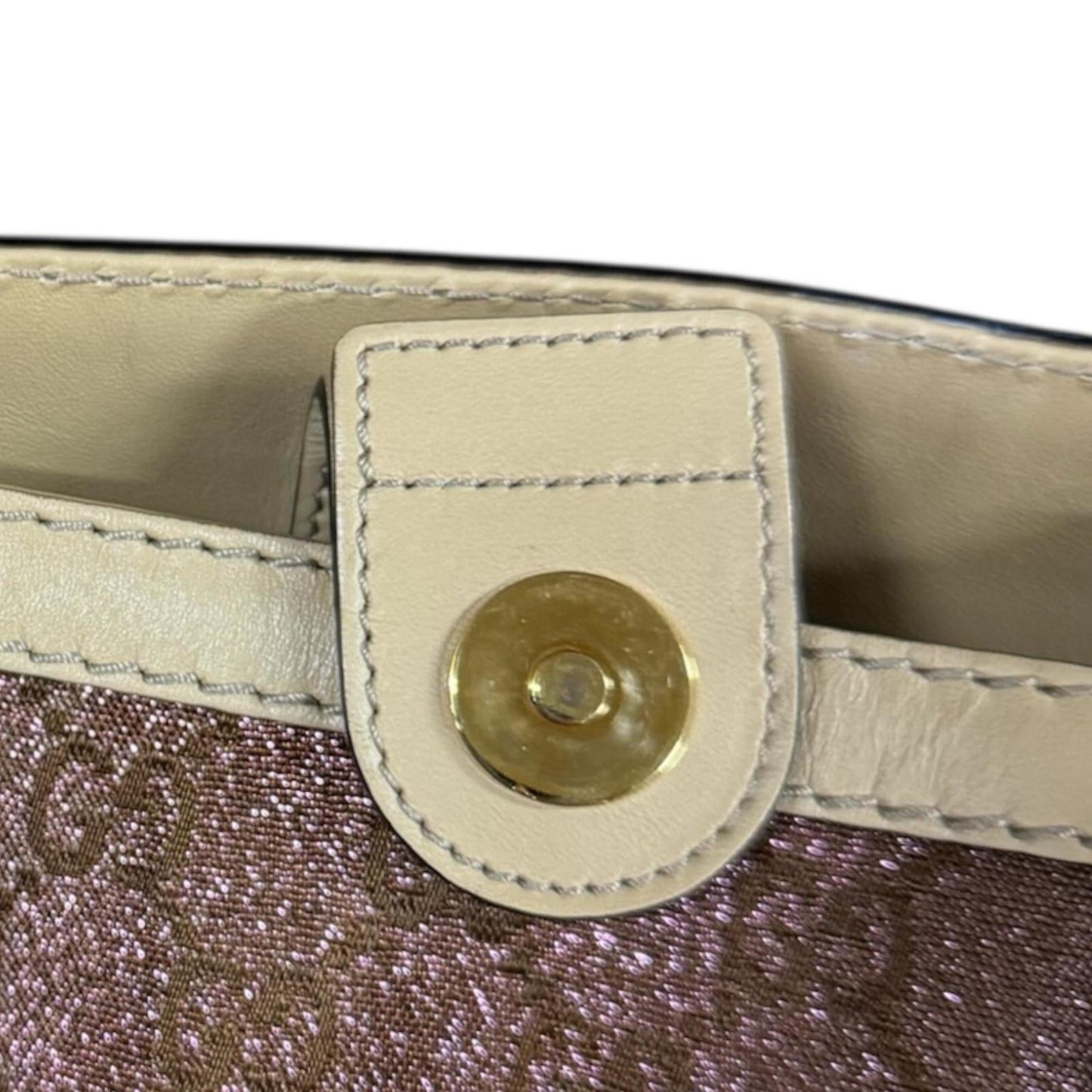 Gucci Beige Gg Canvas Handbag