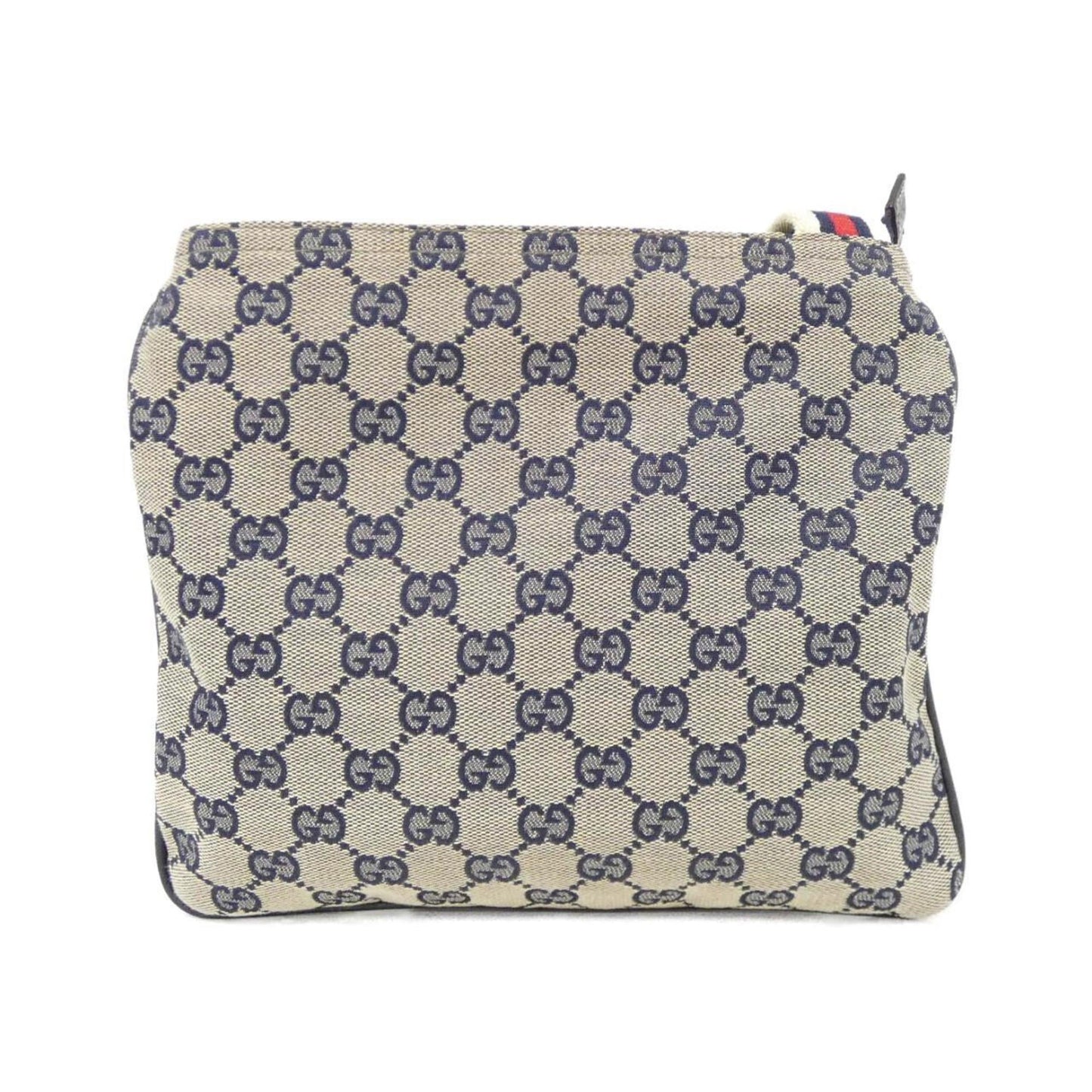 Gucci Silver Gg Canvas Shoulder Bag