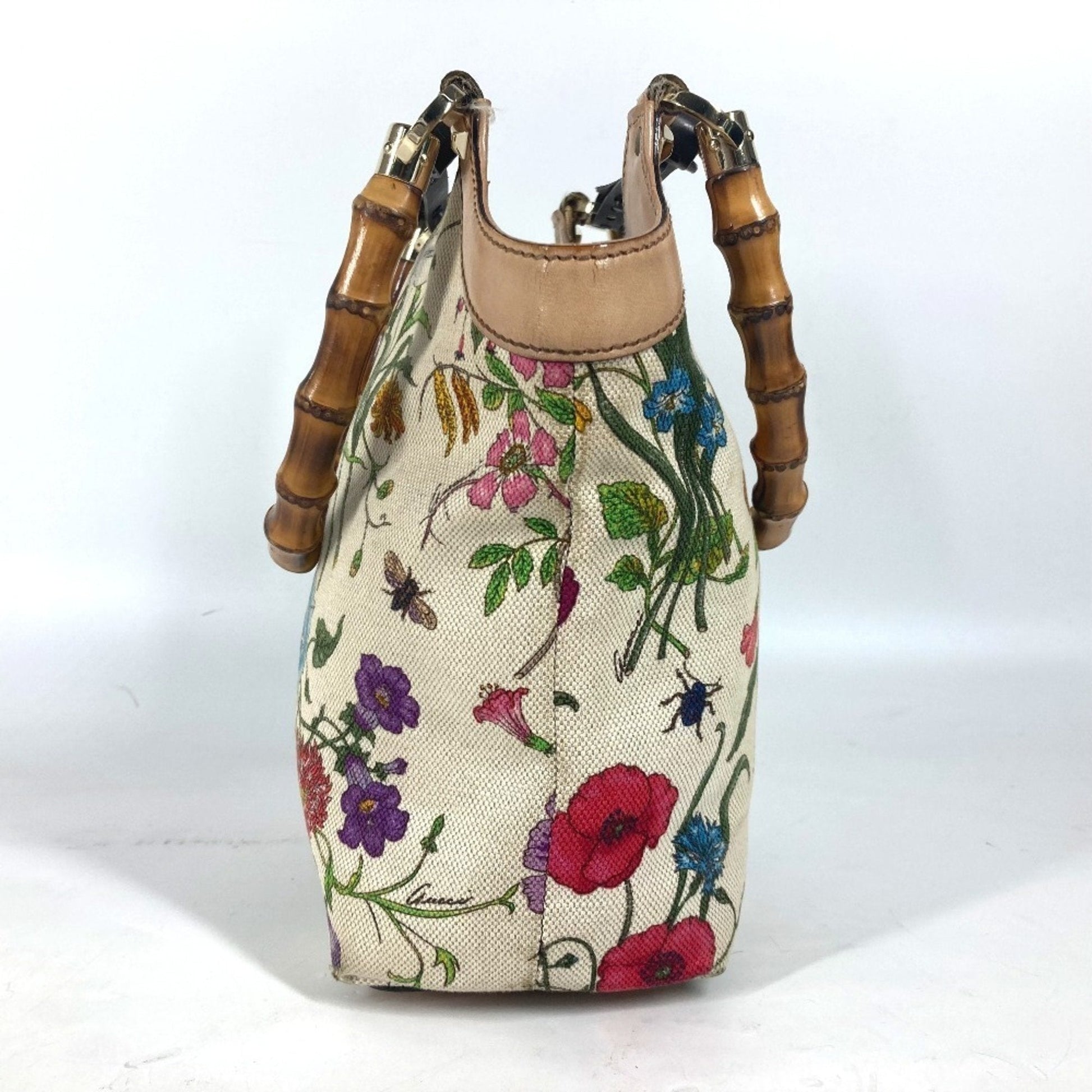 Gucci Multi-Color Canvas Handbag Tote Bag