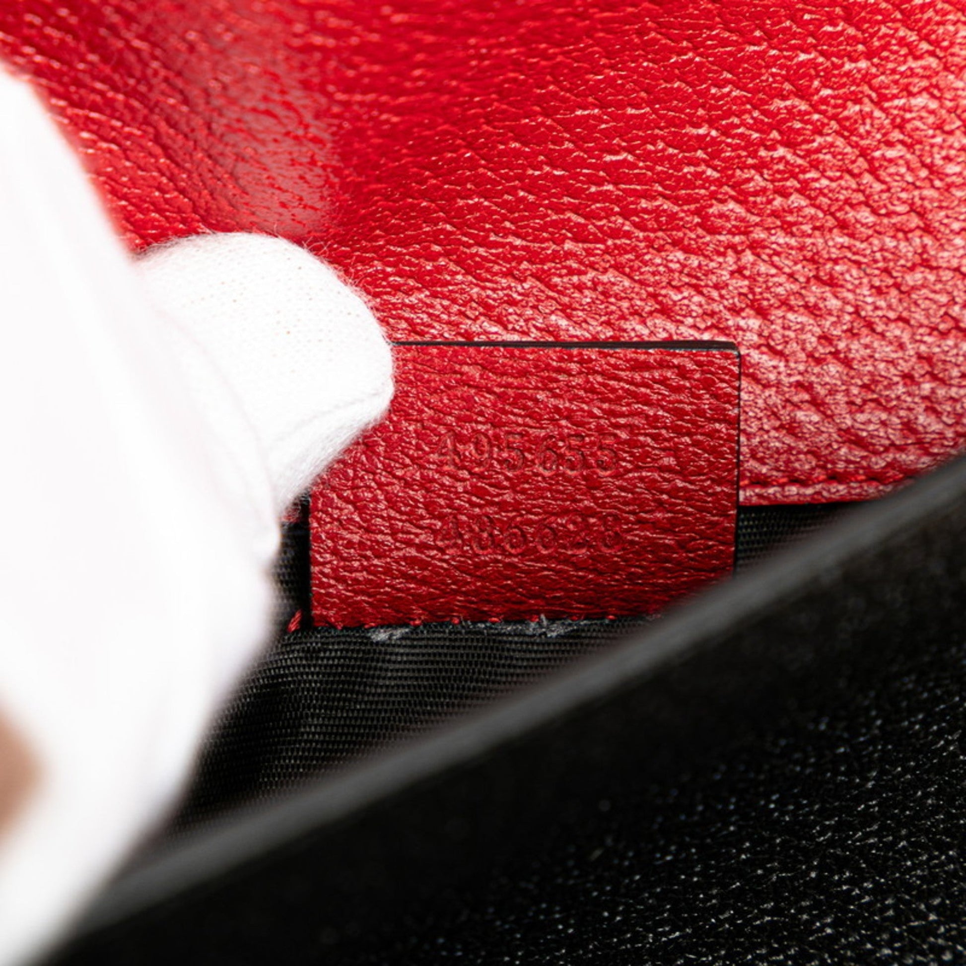 Gucci Black Leather Briefcase Clutch Bag